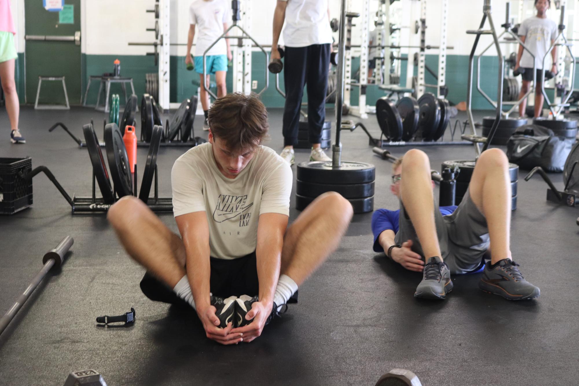 Cross country's cool down (Photos by Kaiden Kegley)