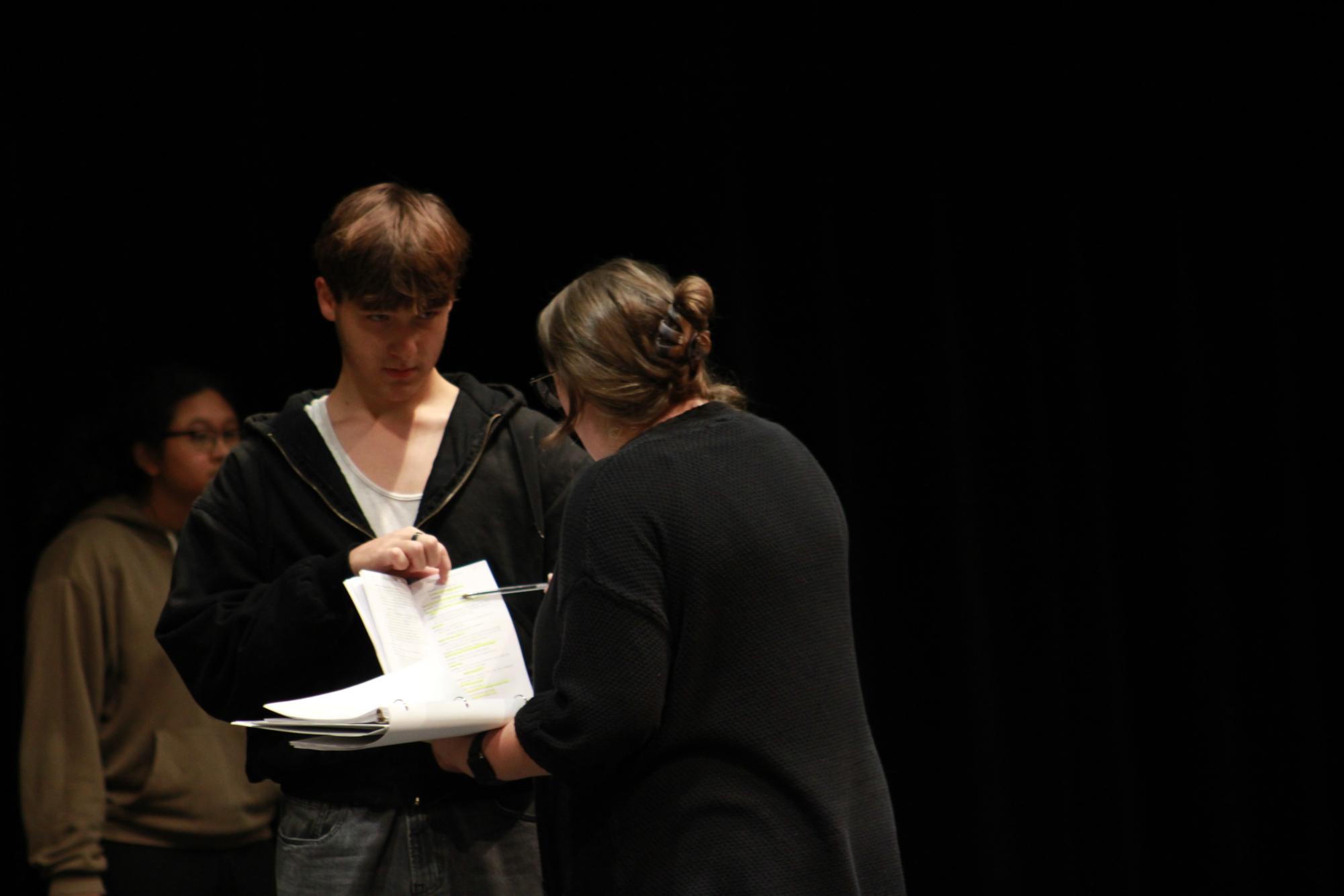 Drama Rehearsal (Photos by Bailey Sallman)