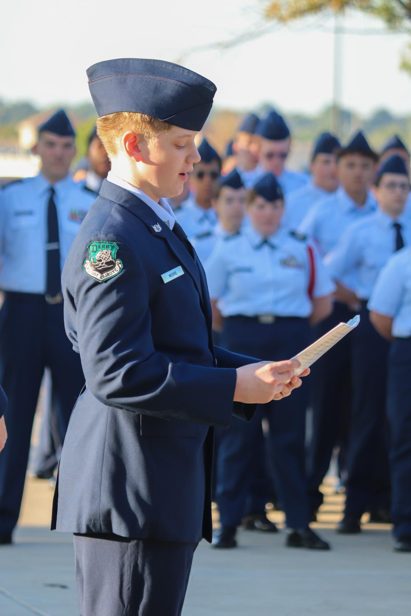 AFJROTC 9/11 Memorial Ceremony (Photos by Delainey Stephenson)