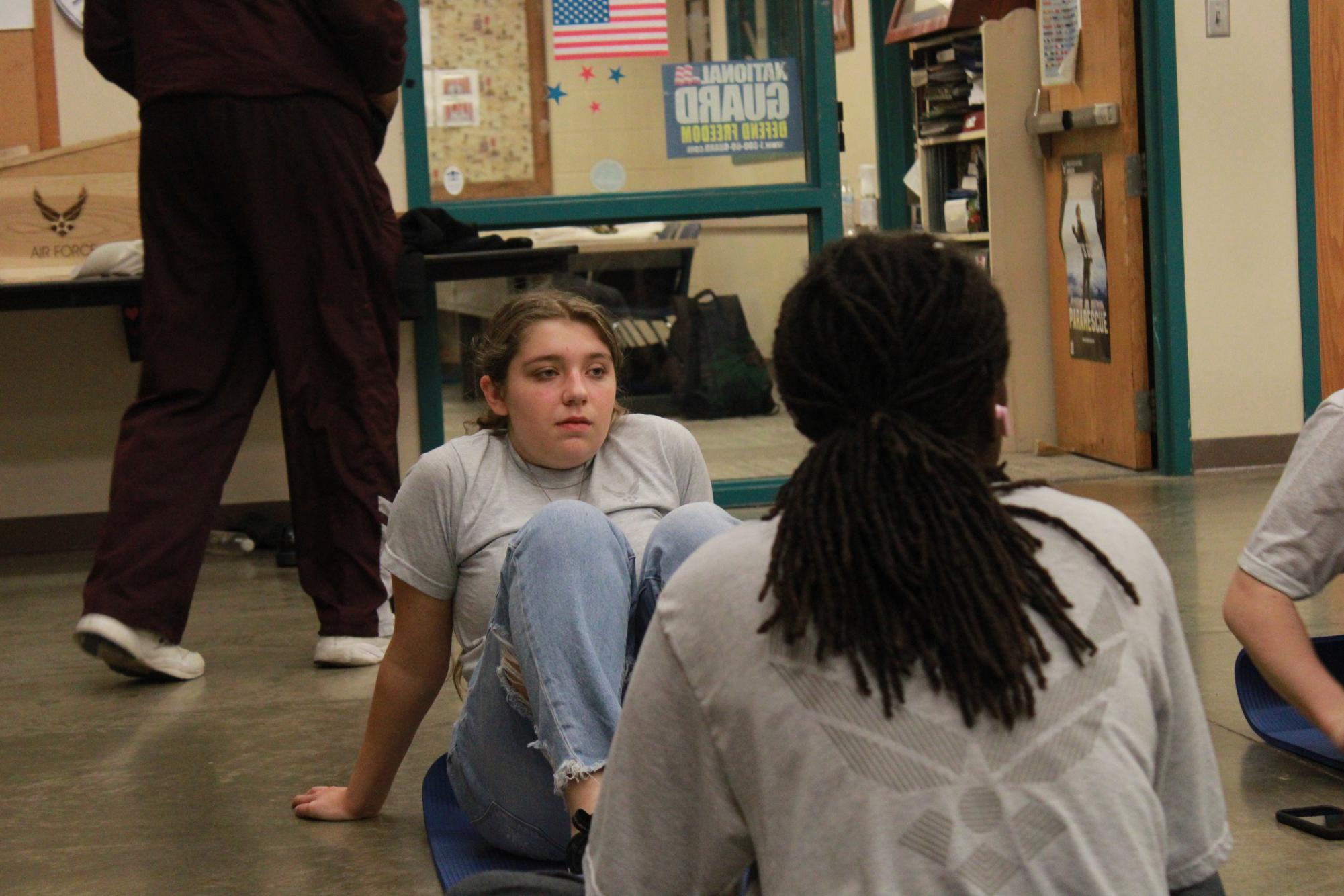 AFJROTC Physical Training (Photos by Bailey Sallman)