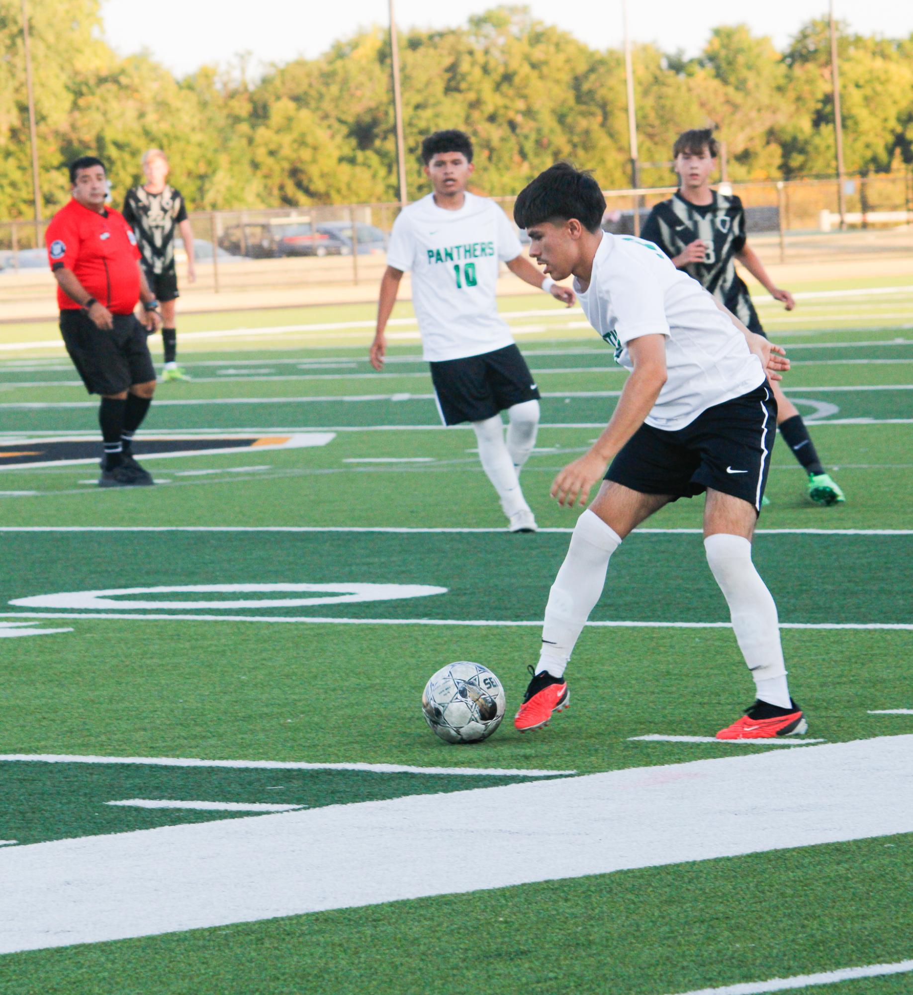 Boys varsity soccer vs. Andover Central (Photos by Ava Mbawuike)