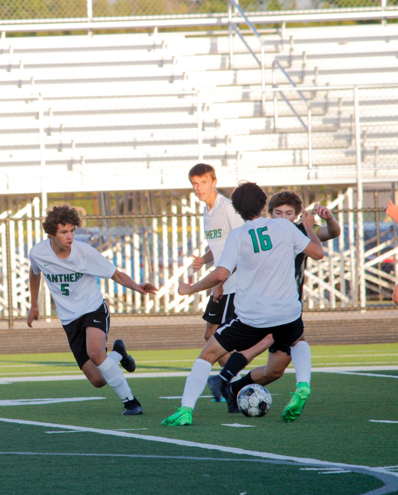 Boys varsity soccer vs. Andover Central (Photos by Ava Mbawuike)