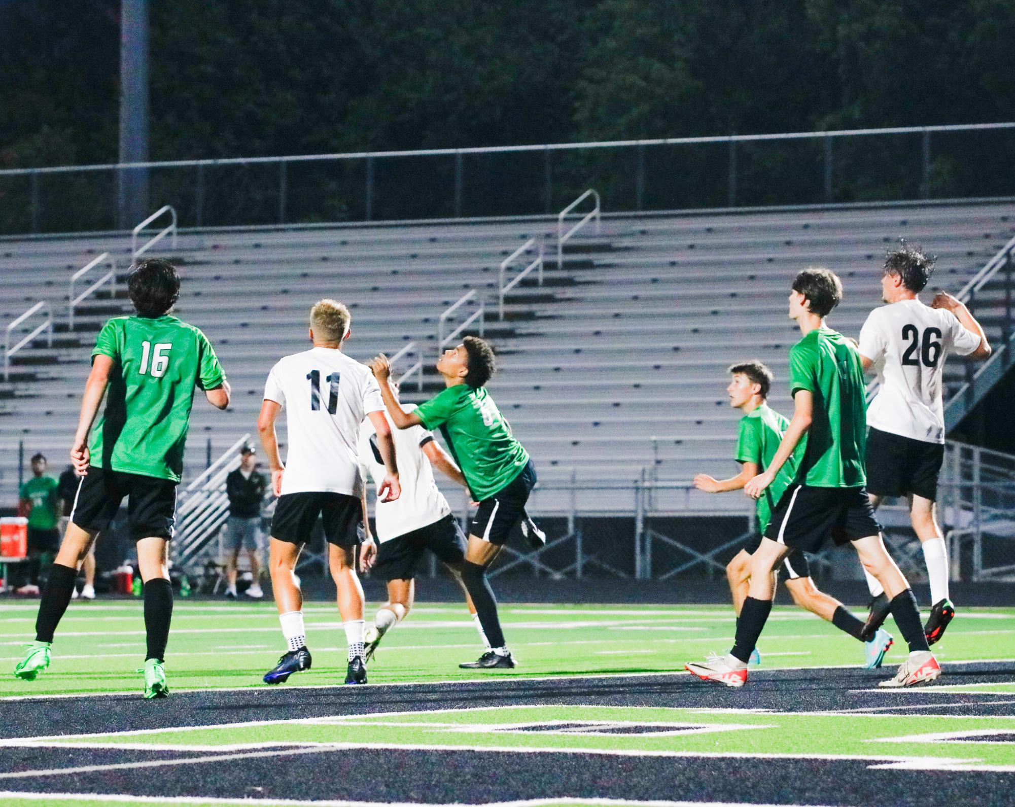 Boys varsity soccer vs. Goddard (Photos by Ava Mbawuike)