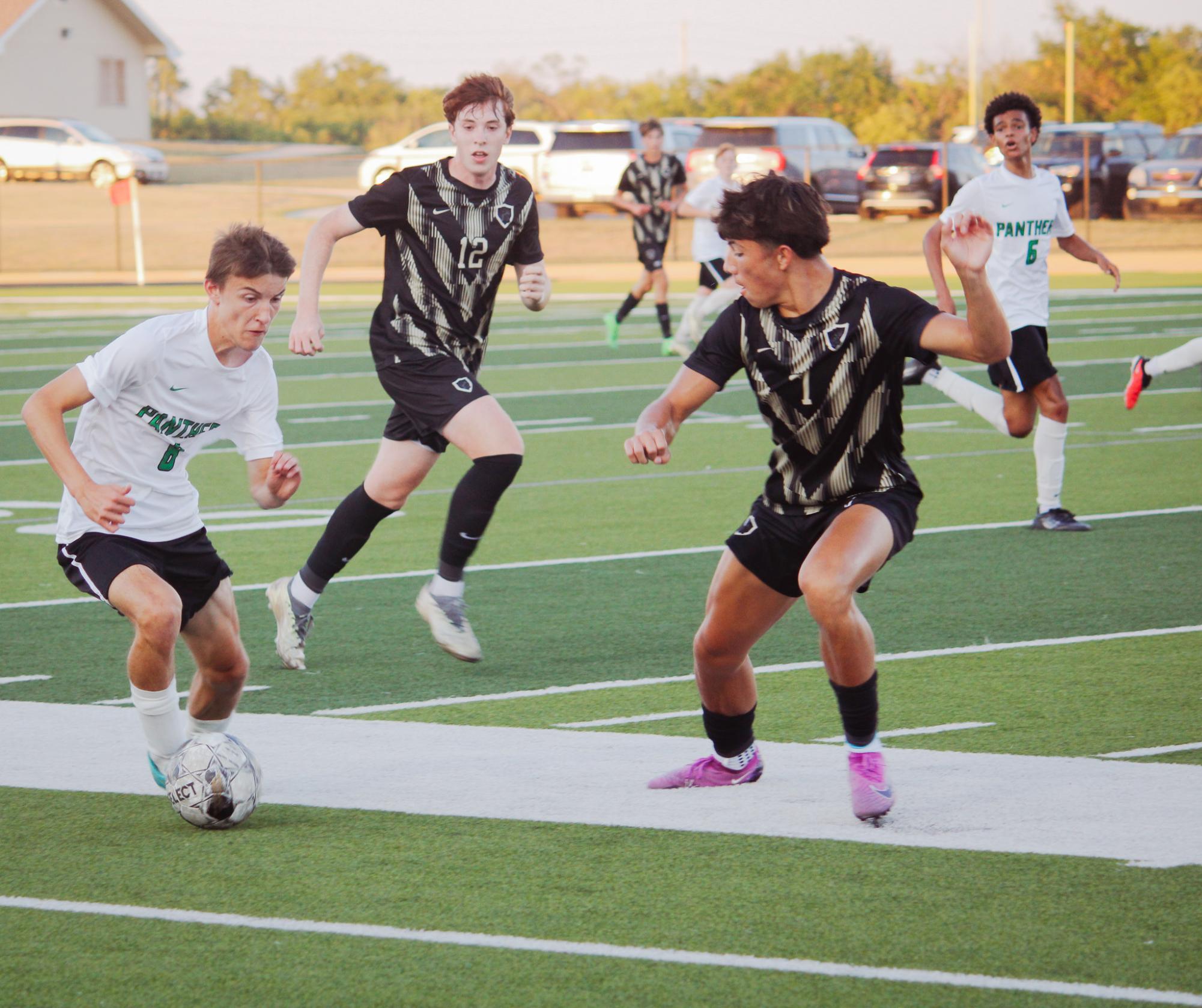 Boys varsity soccer vs. Andover Central (Photos by Ava Mbawuike)