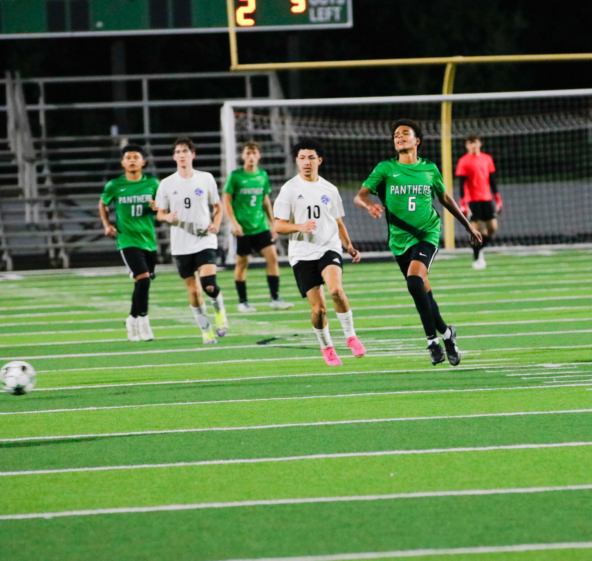 Boys varsity soccer vs. Goddard (Photos by Ava Mbawuike)