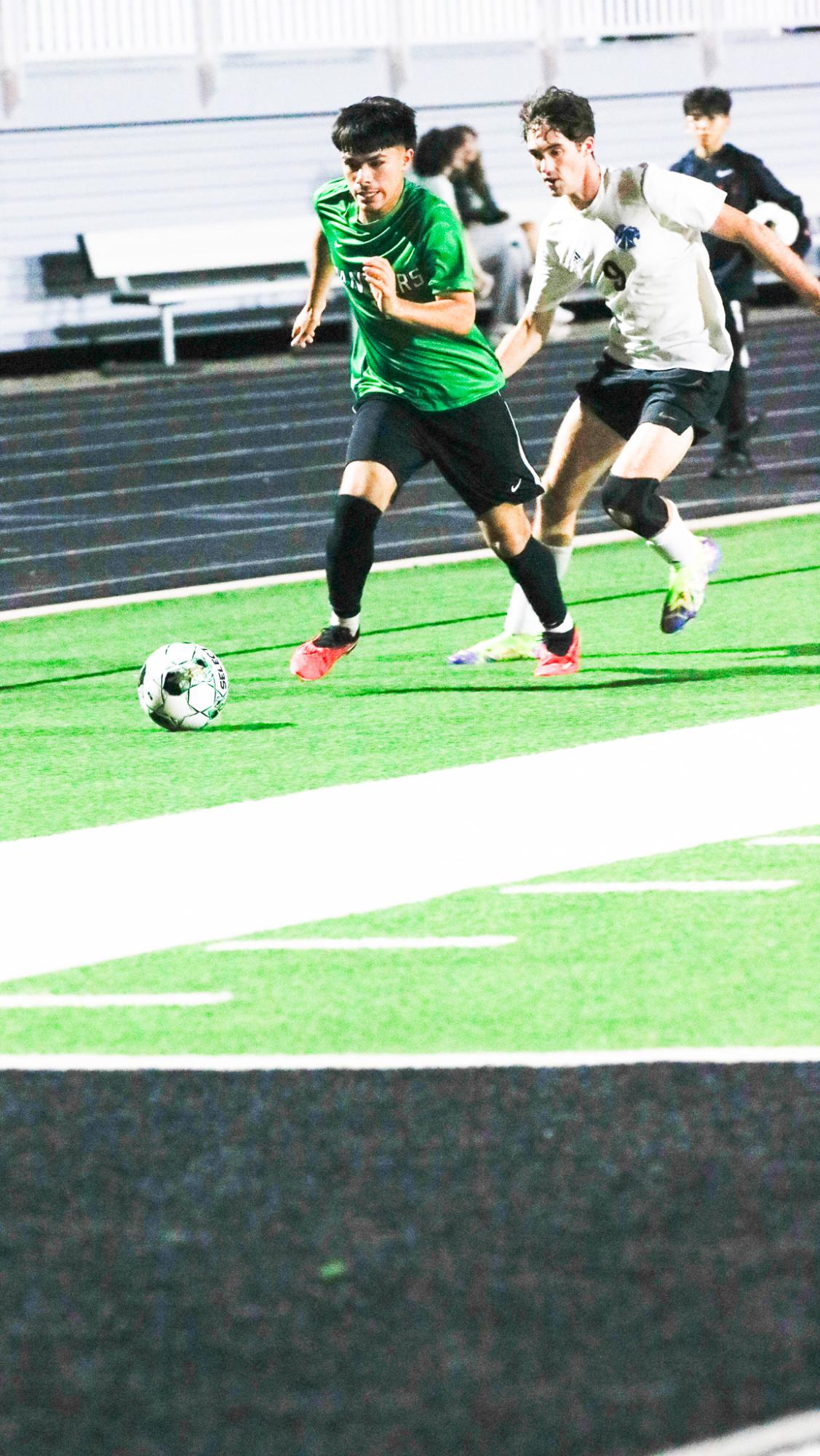 Boys varsity soccer vs. Goddard (Photos by Ava Mbawuike)