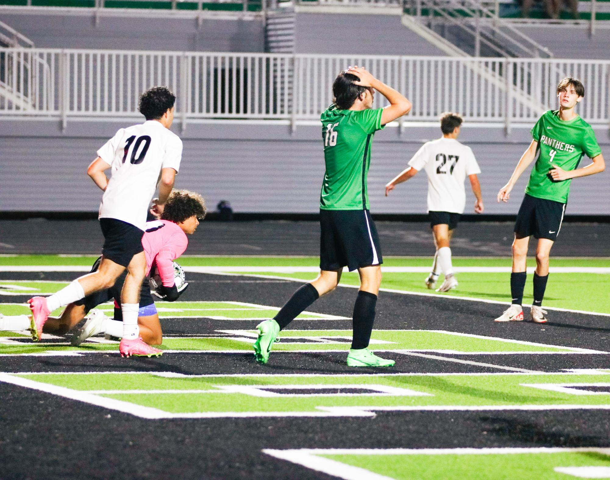 Boys varsity soccer vs. Goddard (Photos by Ava Mbawuike)