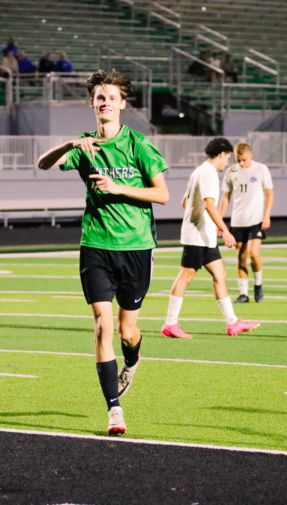 Boys varsity soccer vs. Goddard (Photos by Ava Mbawuike)