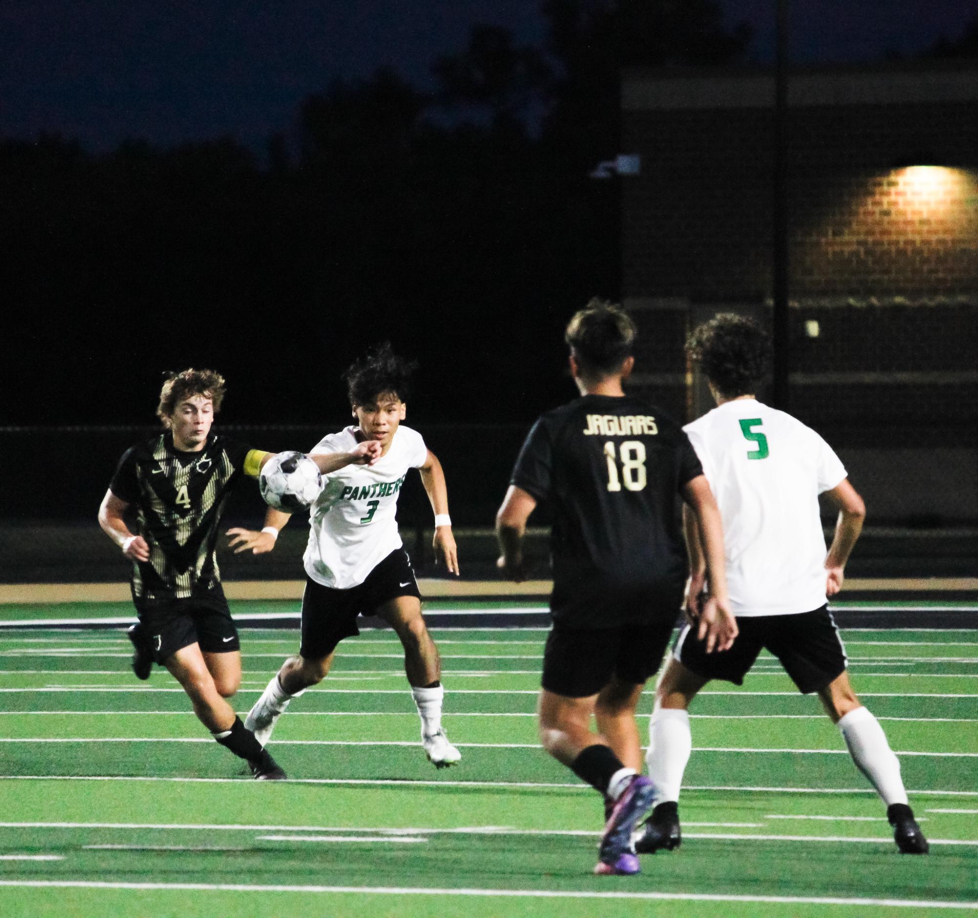 Boys varsity soccer vs. Andover Central (Photos by Ava Mbawuike)