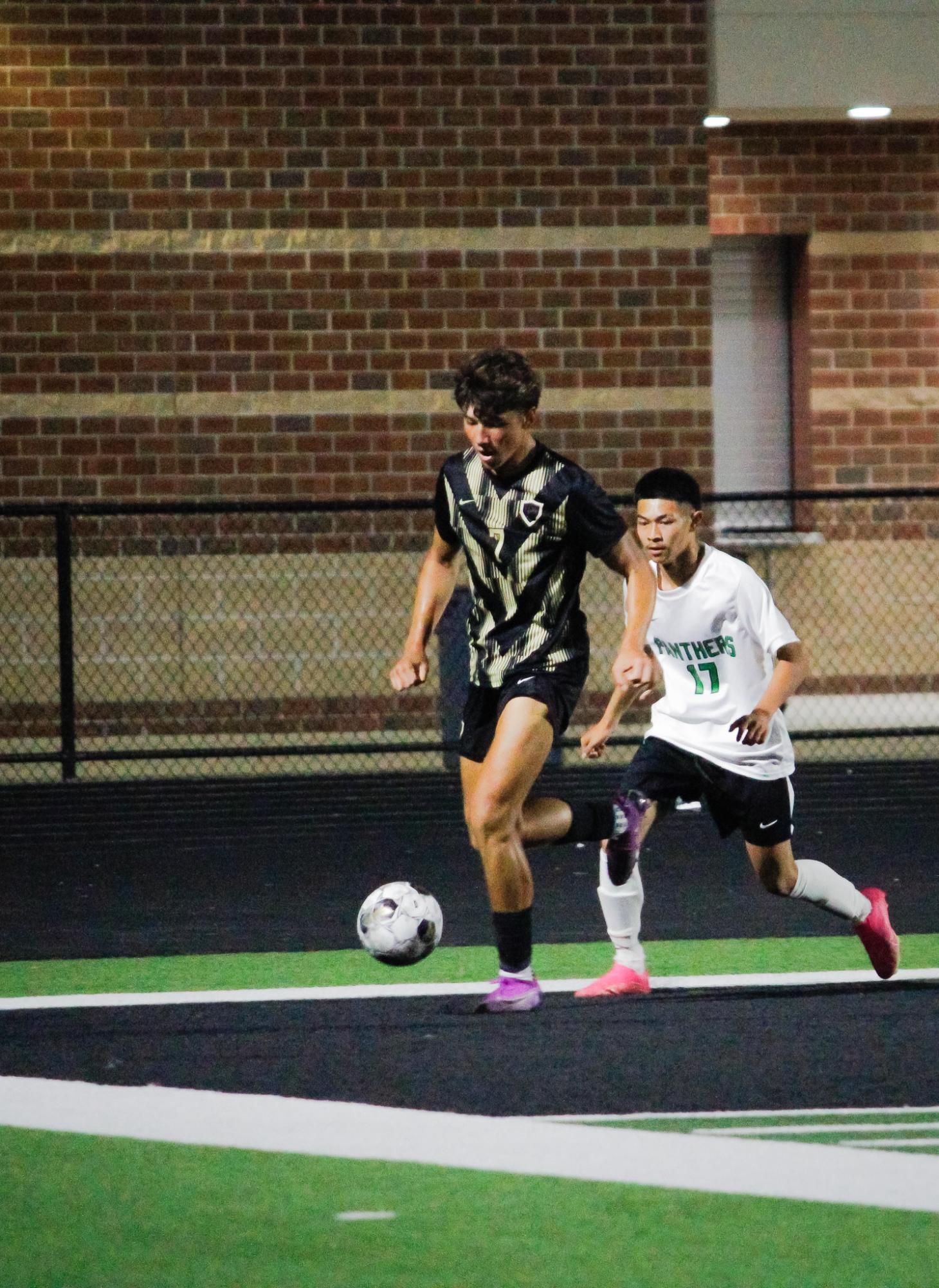 Boys varsity soccer vs. Andover Central (Photos by Ava Mbawuike)