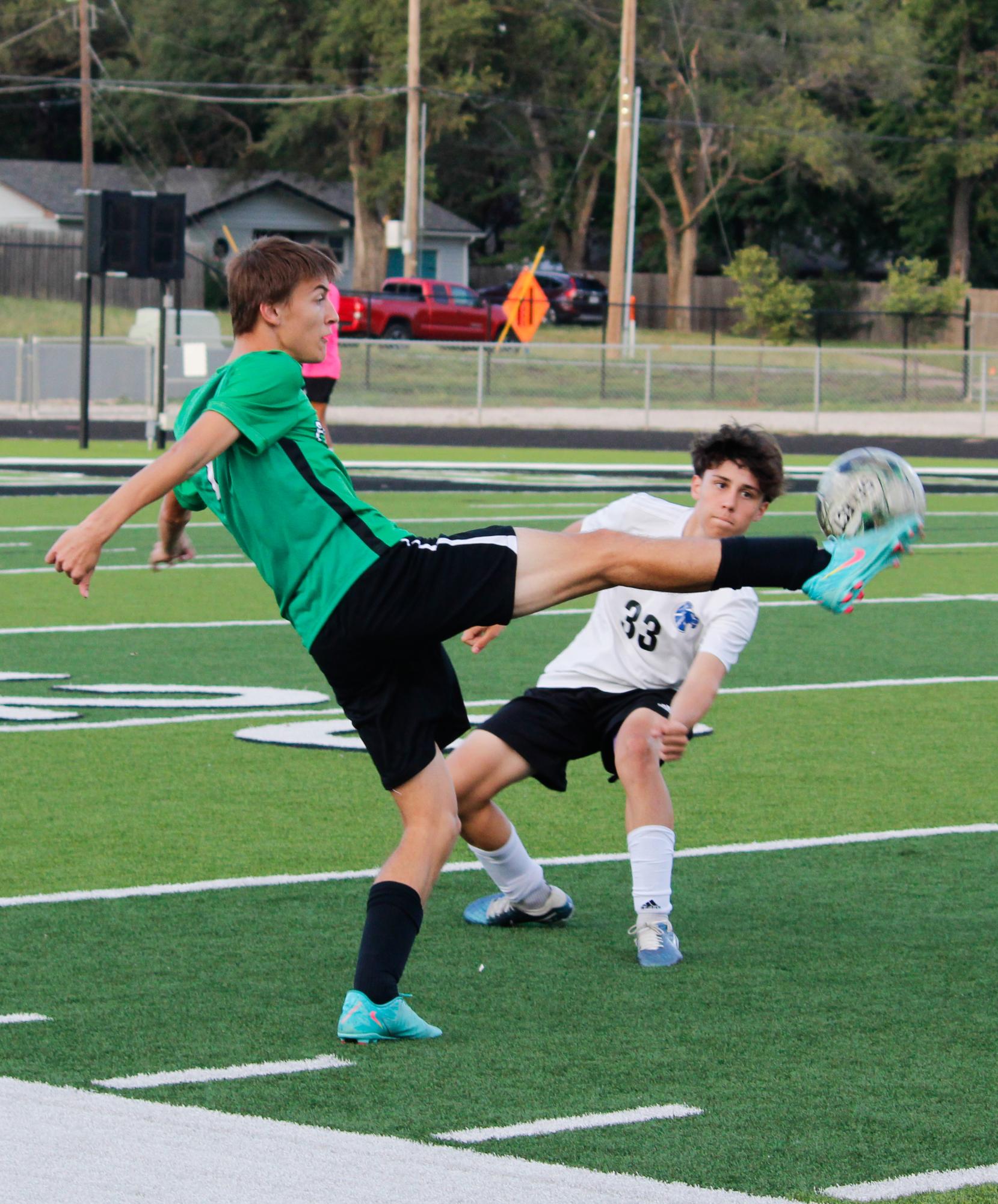 Boys Varsity Soccer vs. Goddard (Photos by Ella Davidson)