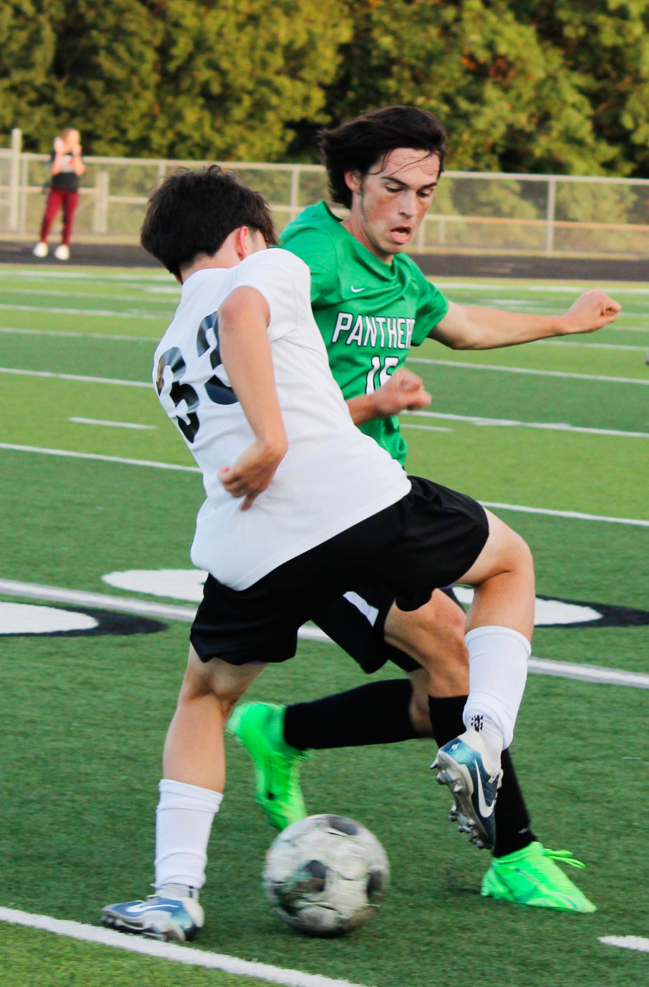 Boys Varsity Soccer vs. Goddard (Photos by Ella Davidson)