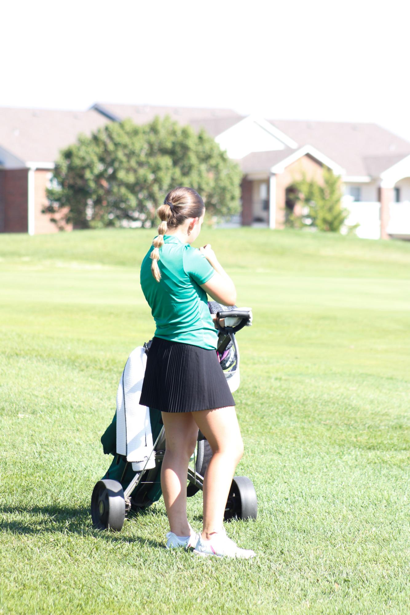 Girls Golf at Home (Photos by Kaelyn Kissack)