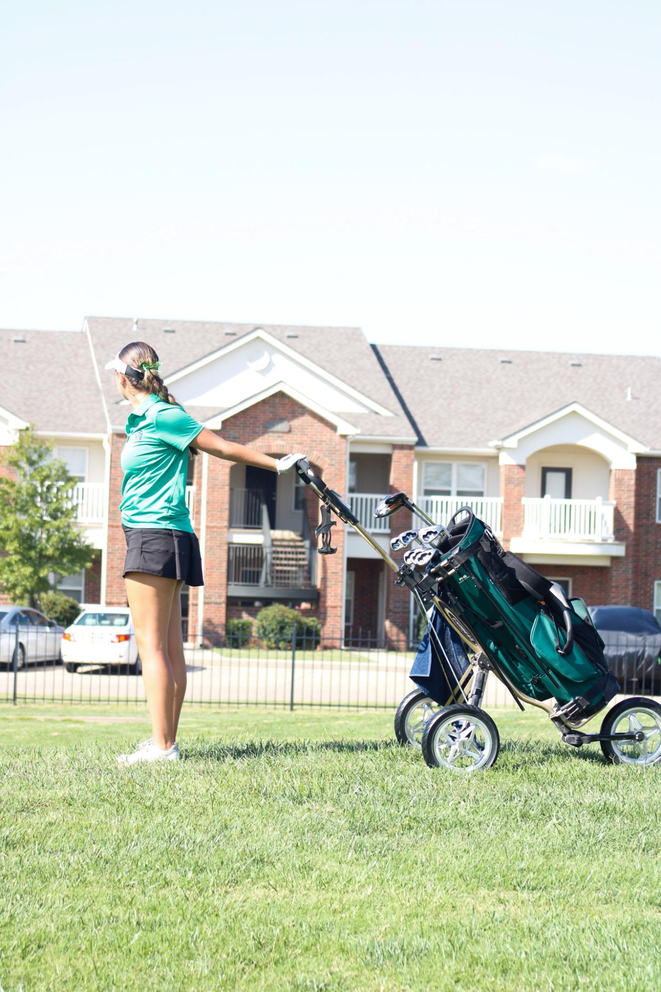 Girls Golf at Home (Photos by Kaelyn Kissack)