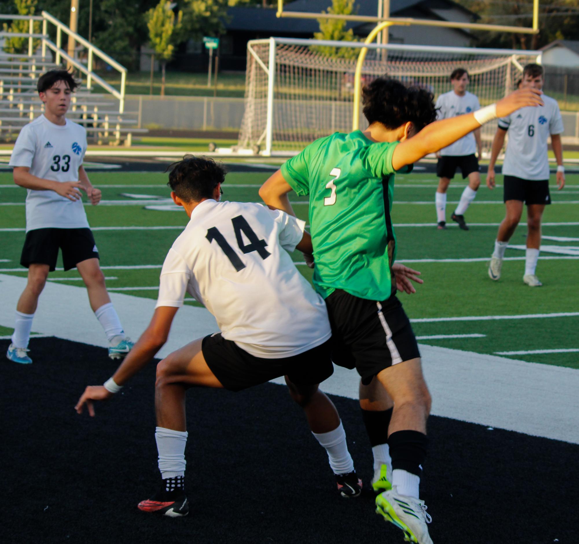 Boys Varsity Soccer vs. Goddard (Photos by Ella Davidson)