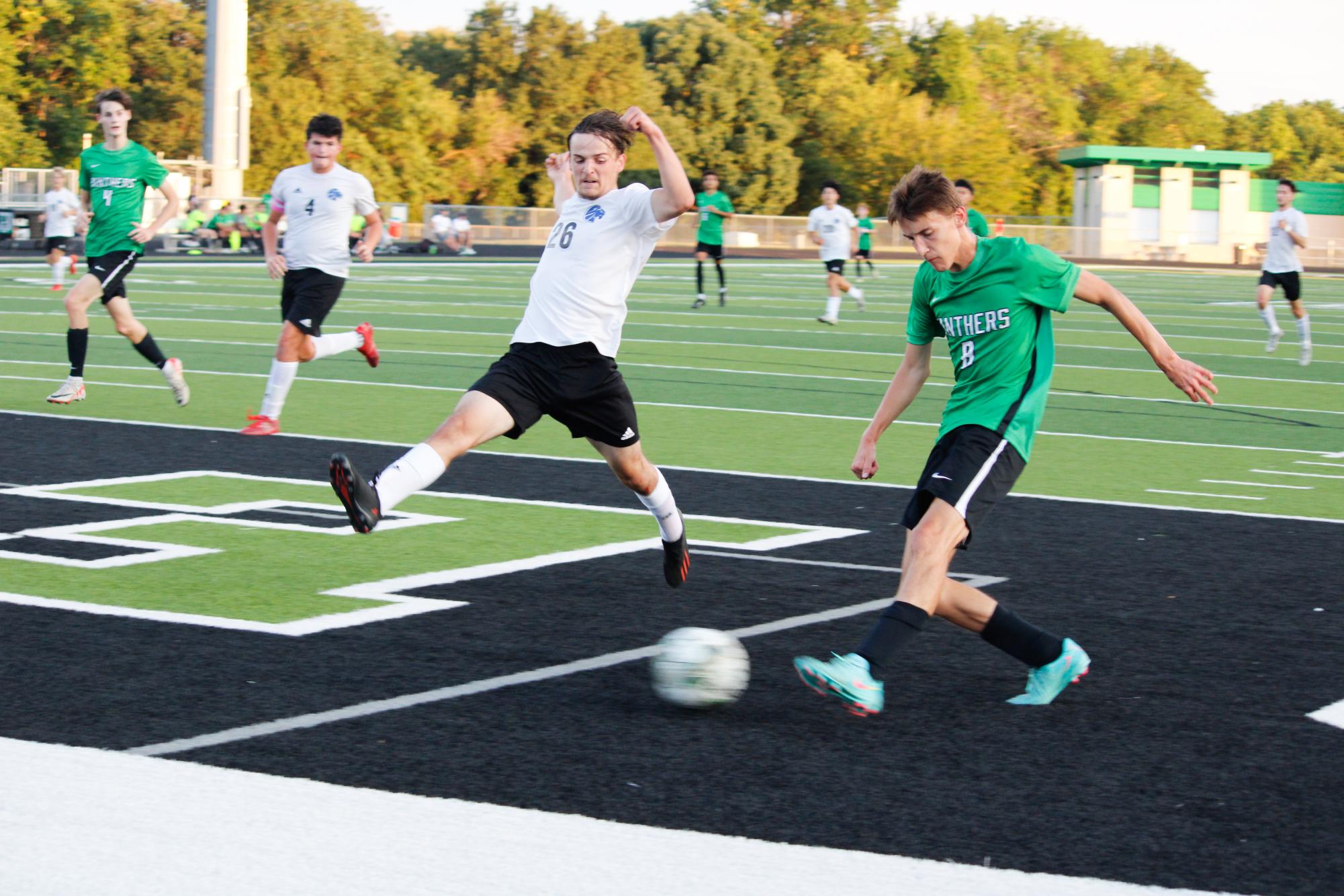 Boys Varsity Soccer vs. Goddard (Photos by Ella Davidson)