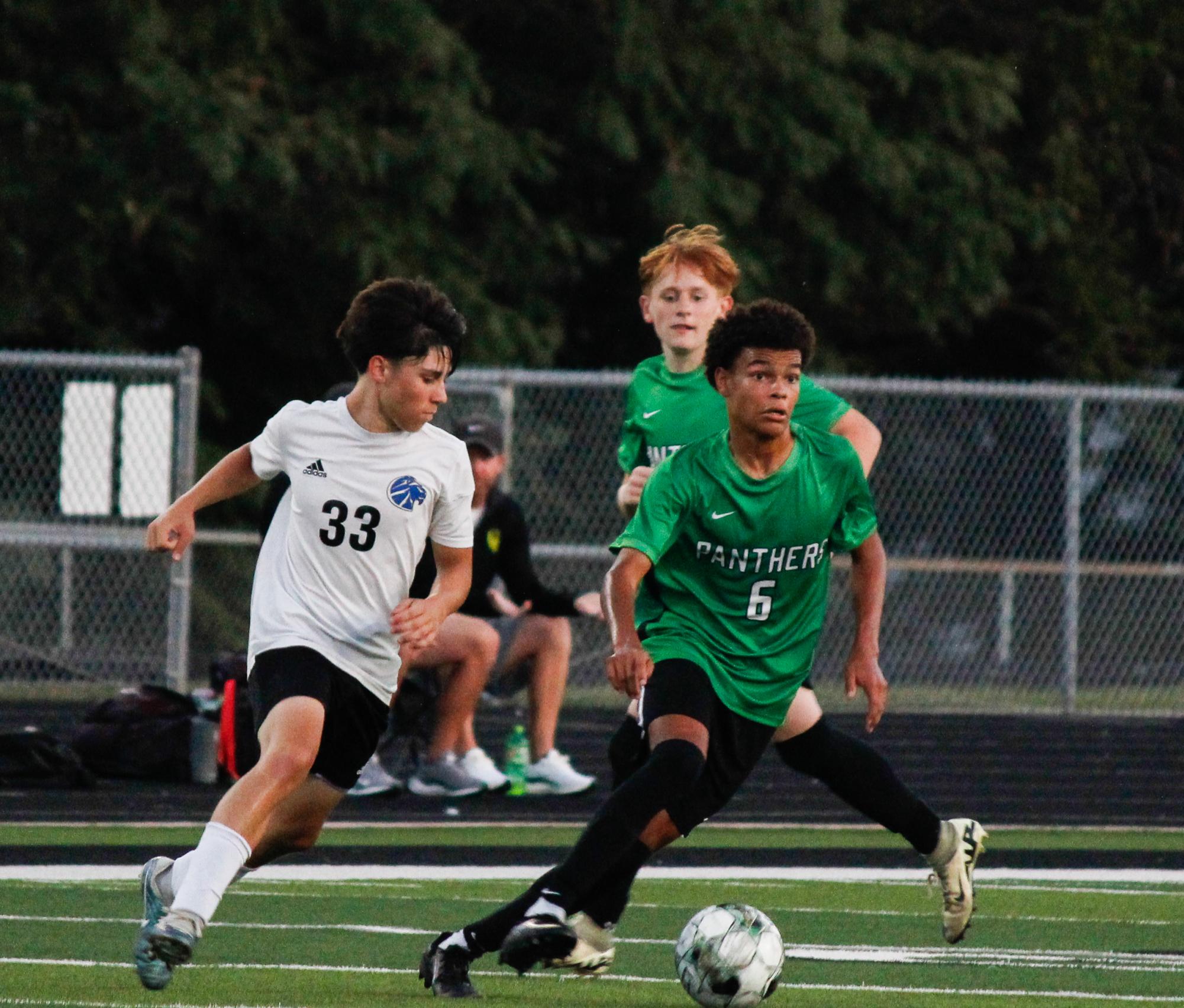 Boys Varsity Soccer vs. Goddard (Photos by Ella Davidson)