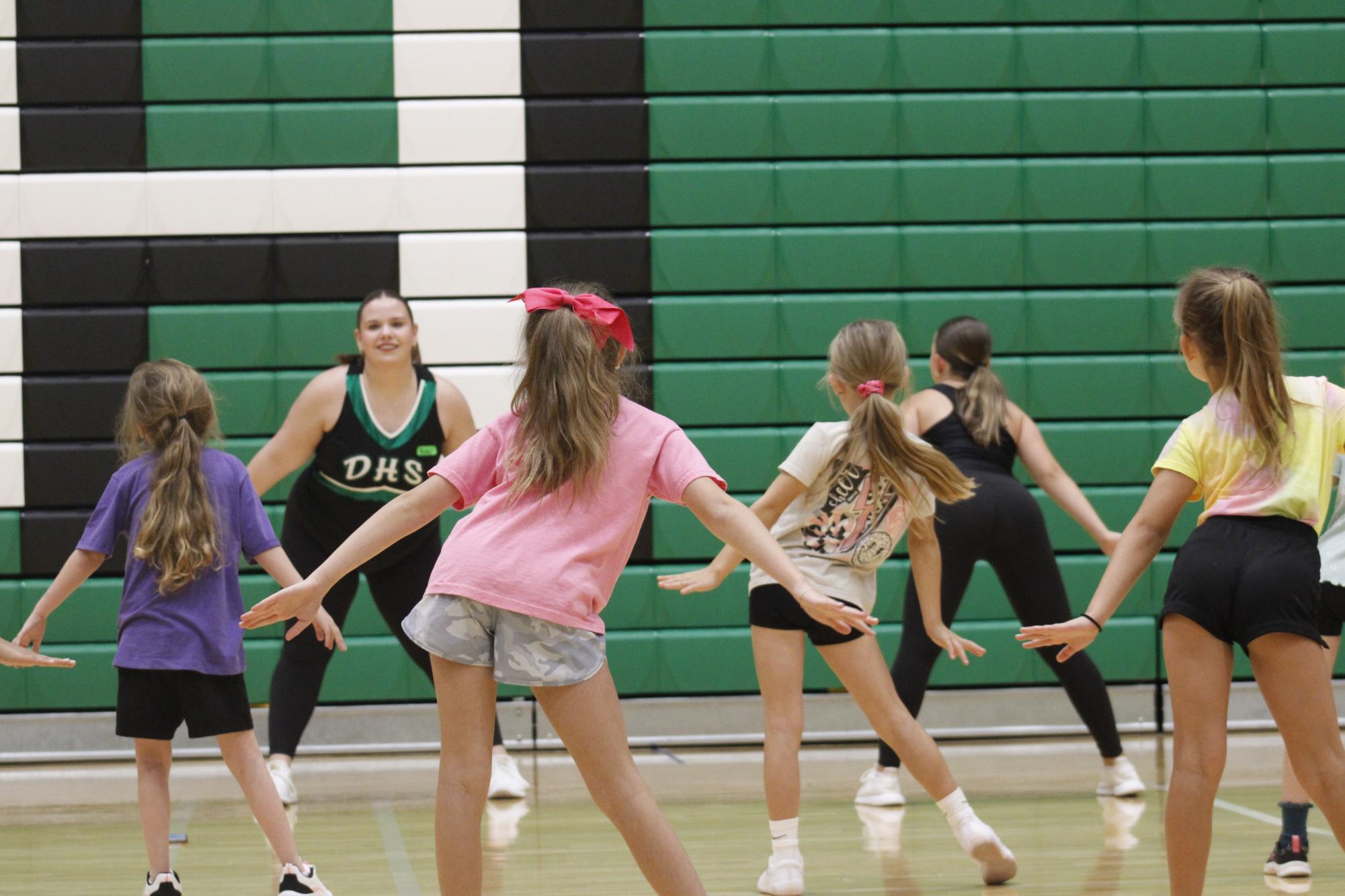 Pantherette dance clinic (Photos by Holly Bookout)