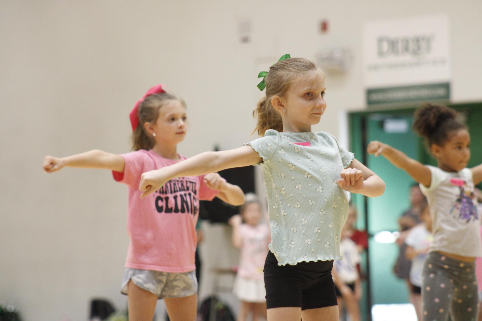 Pantherette dance clinic (Photos by Holly Bookout)