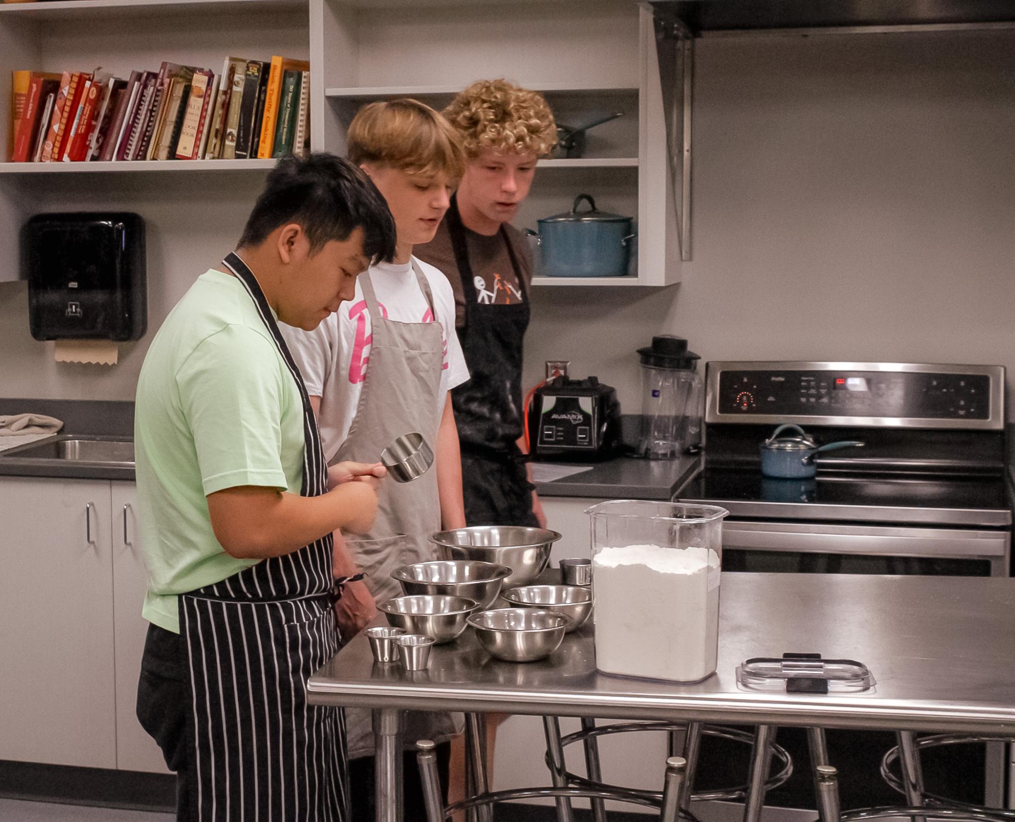 Cooking in Culinary (Photos by Sophie Segelke)