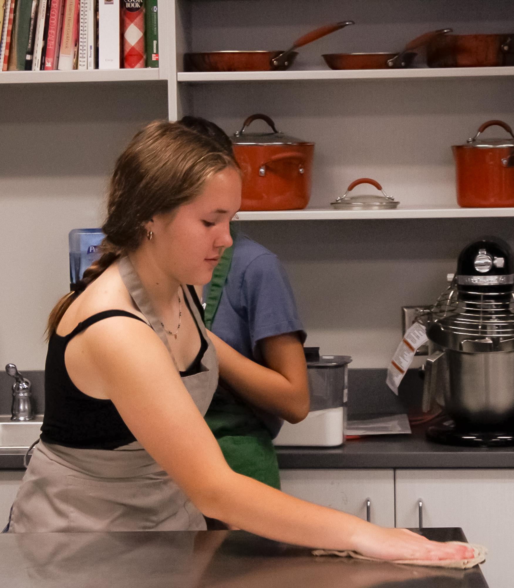 Cooking in Culinary (Photos by Sophie Segelke)