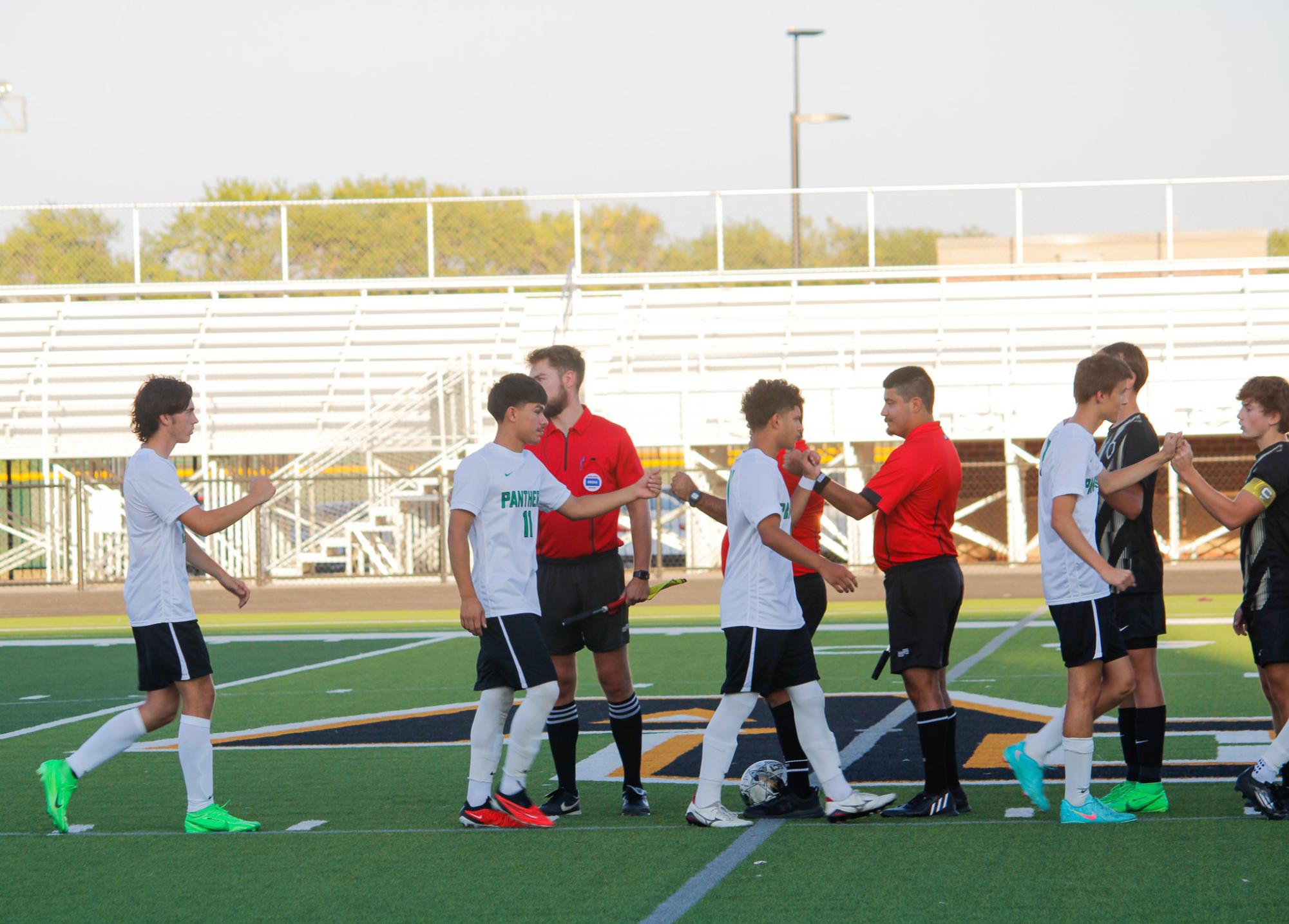 Boys varsity soccer vs. Andover Central (Photos by Ava Mbawuike)