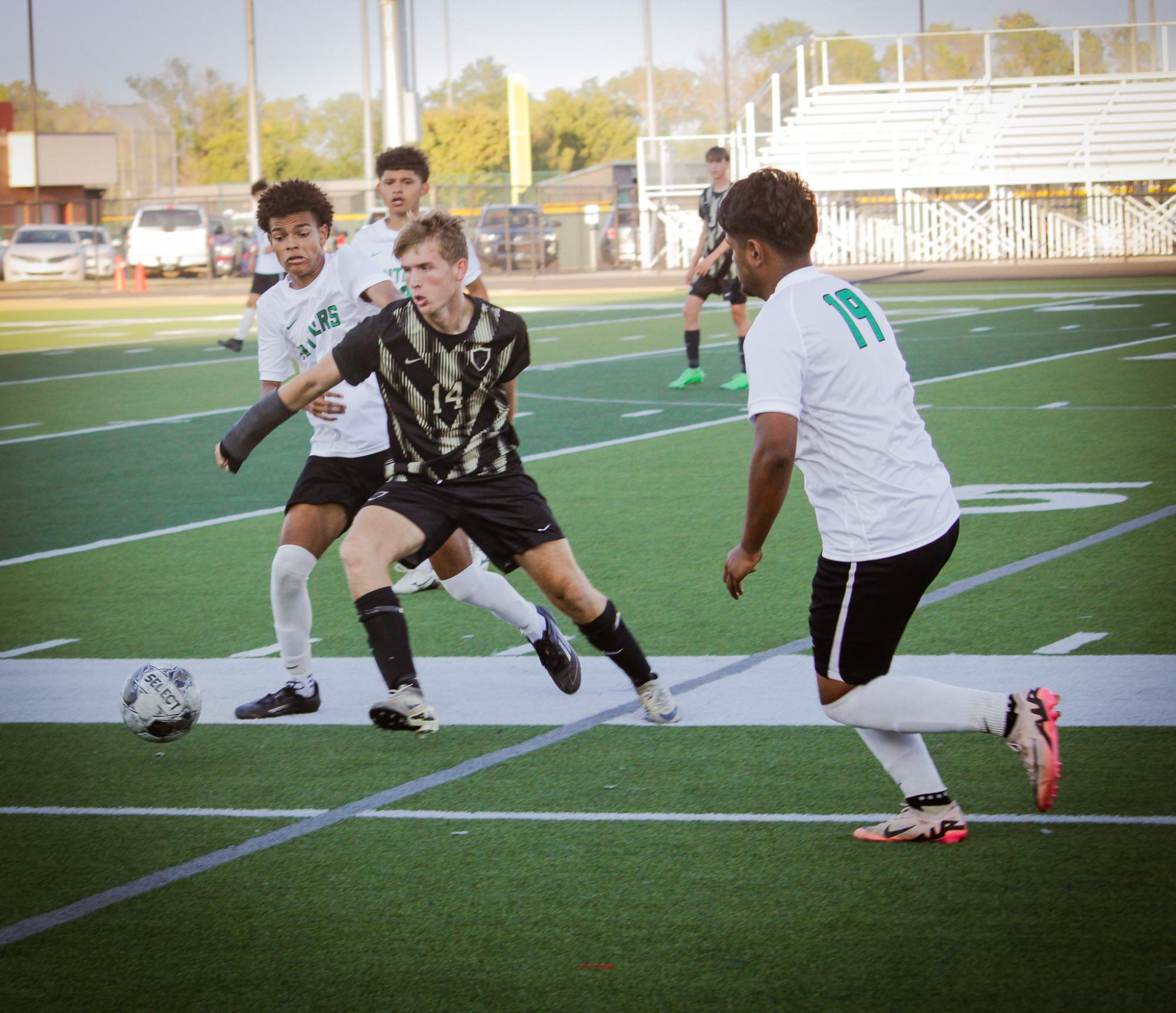 Boys varsity soccer vs. Andover Central (Photos by Ava Mbawuike)