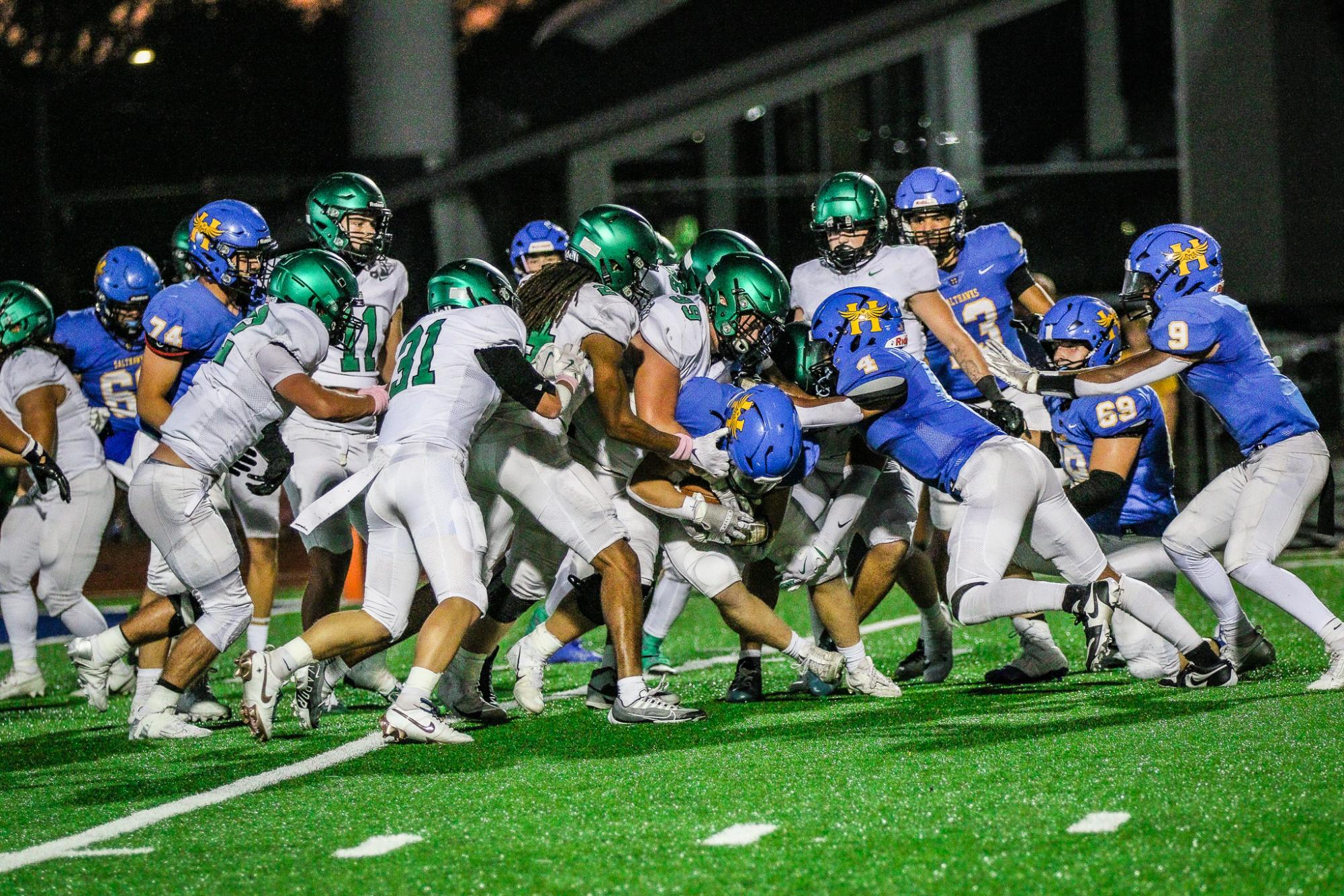 Football vs. Hutch (Photos By Liberty Smith)