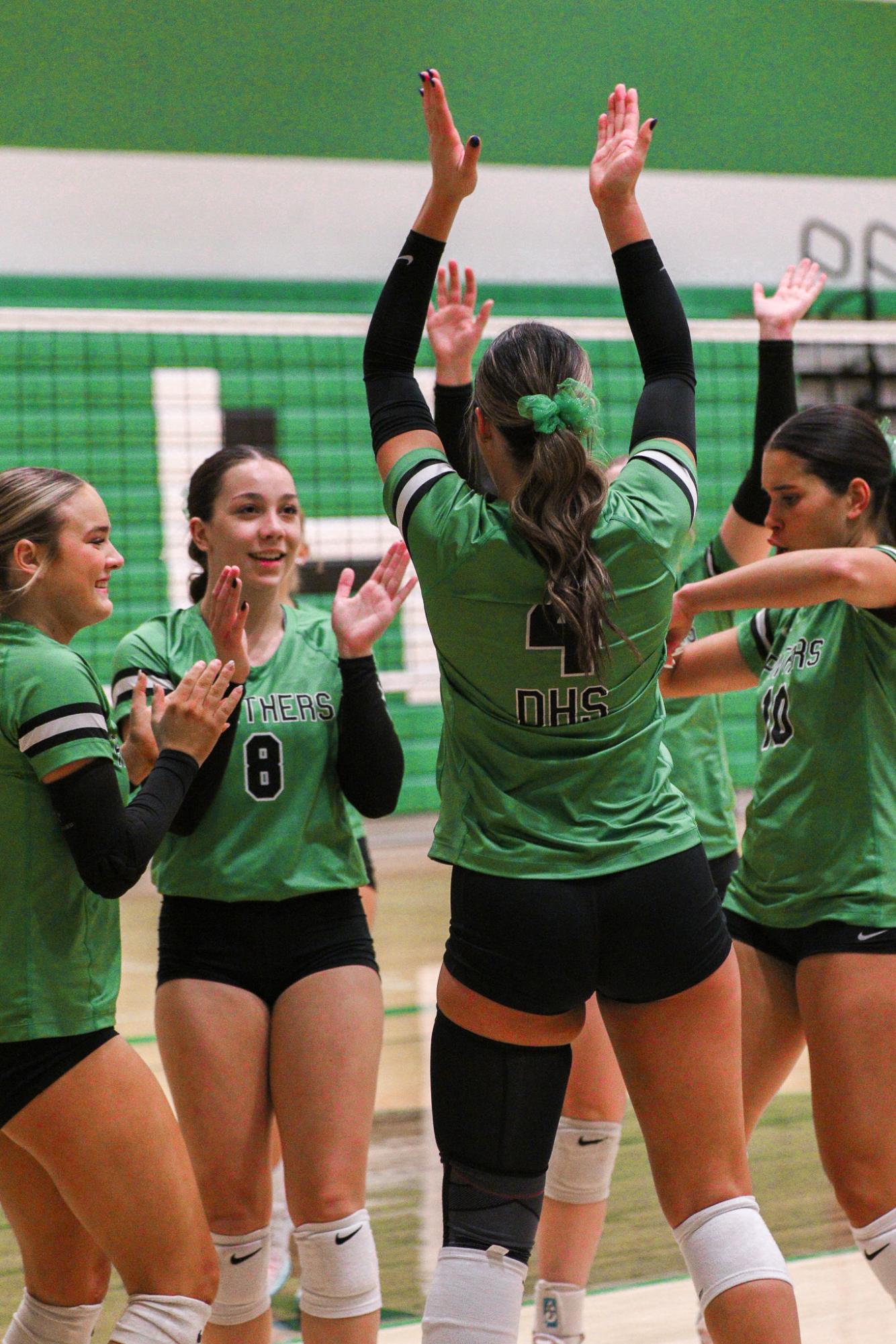 Varsity Volleyball vs. Maize (Photos by Liberty Smith)