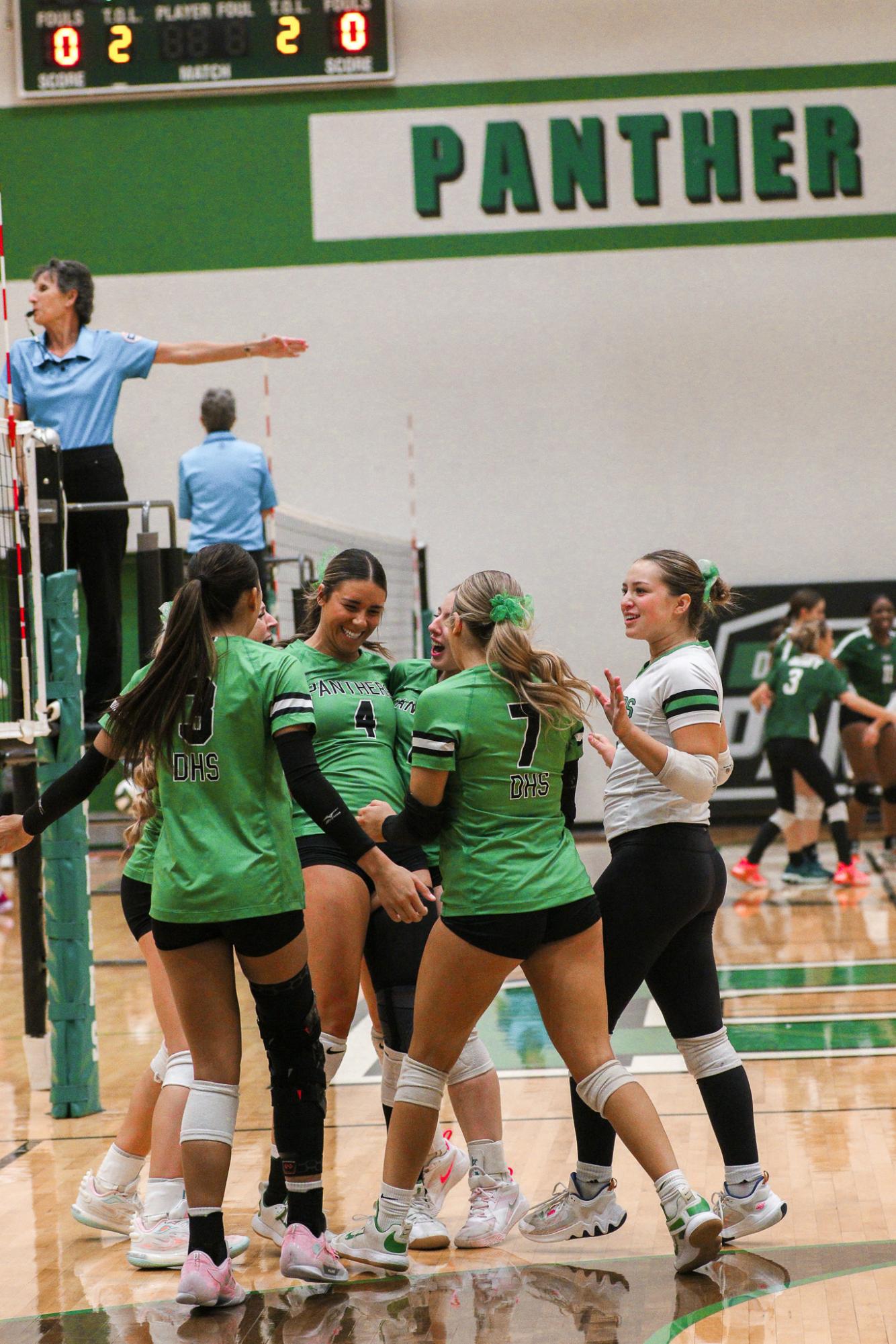 Varsity Volleyball vs. Maize (Photos by Liberty Smith)