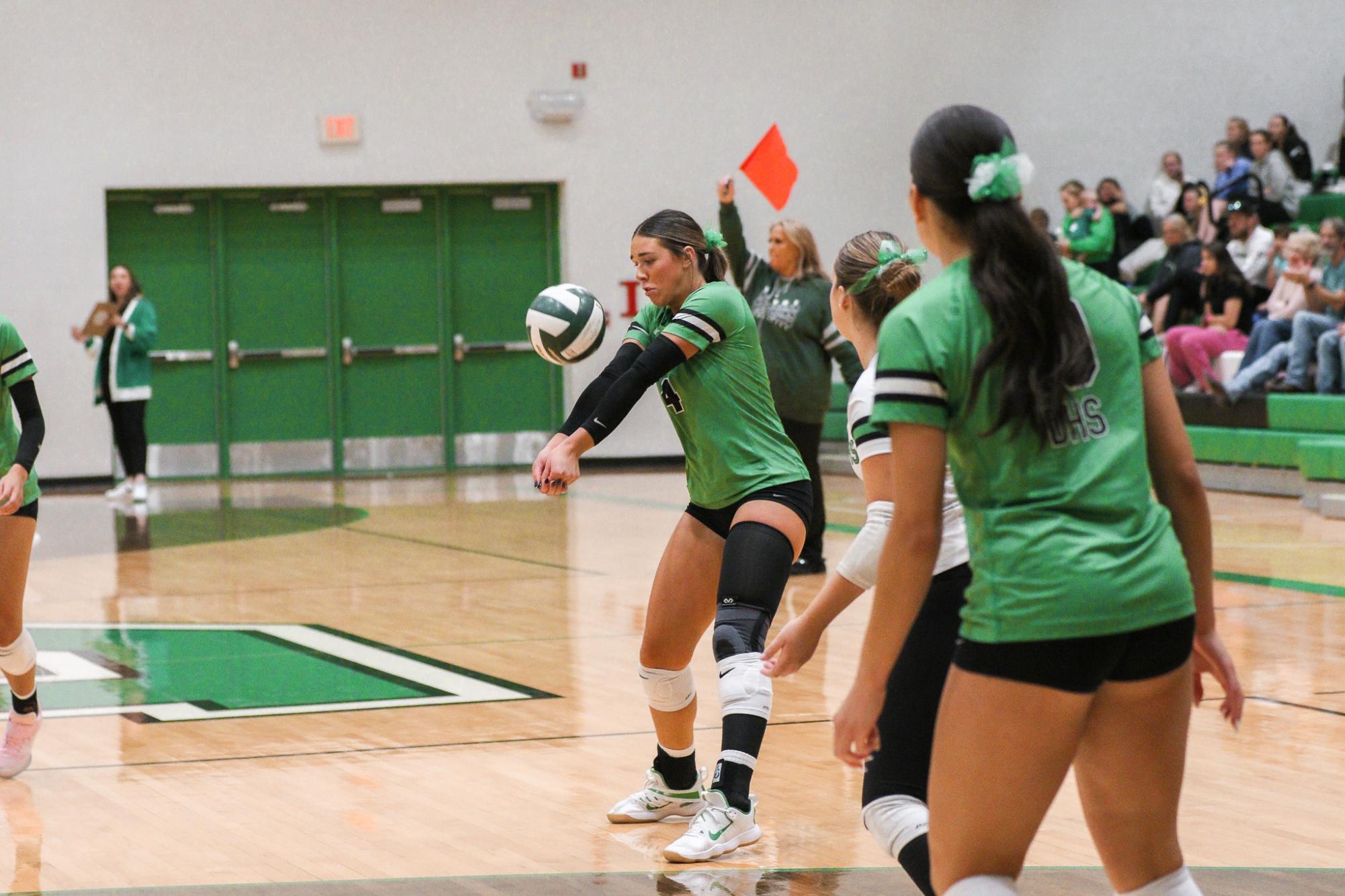 Varsity Volleyball vs. Maize (Photos by Liberty Smith)