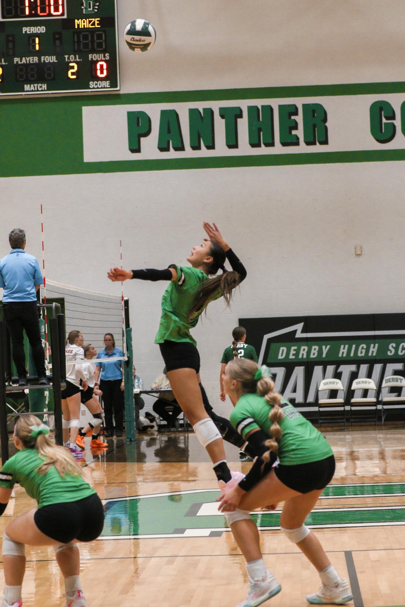 Volleyball vs. Maize (Photos by Liberty Smith)