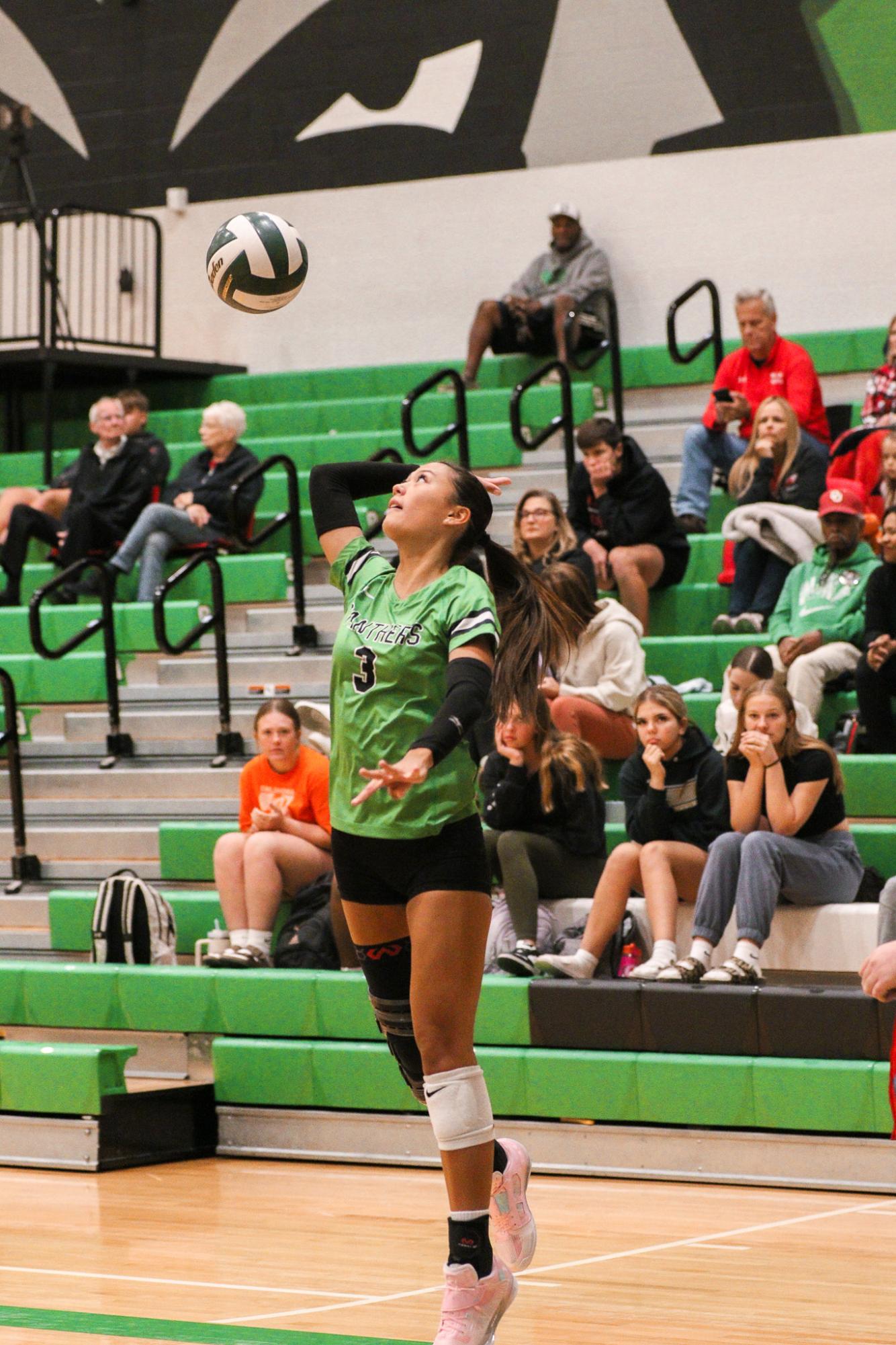 Varsity Volleyball vs. Maize (Photos by Liberty Smith)