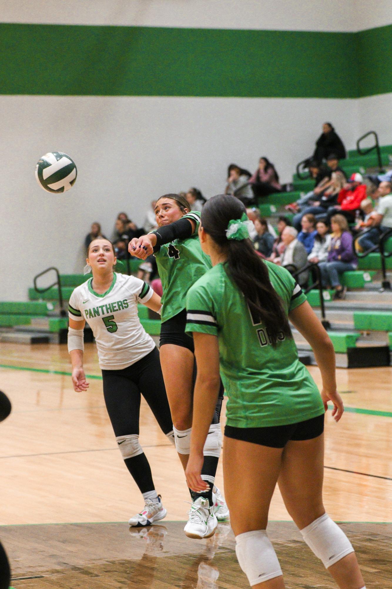 Varsity Volleyball vs. Maize (Photos by Liberty Smith)