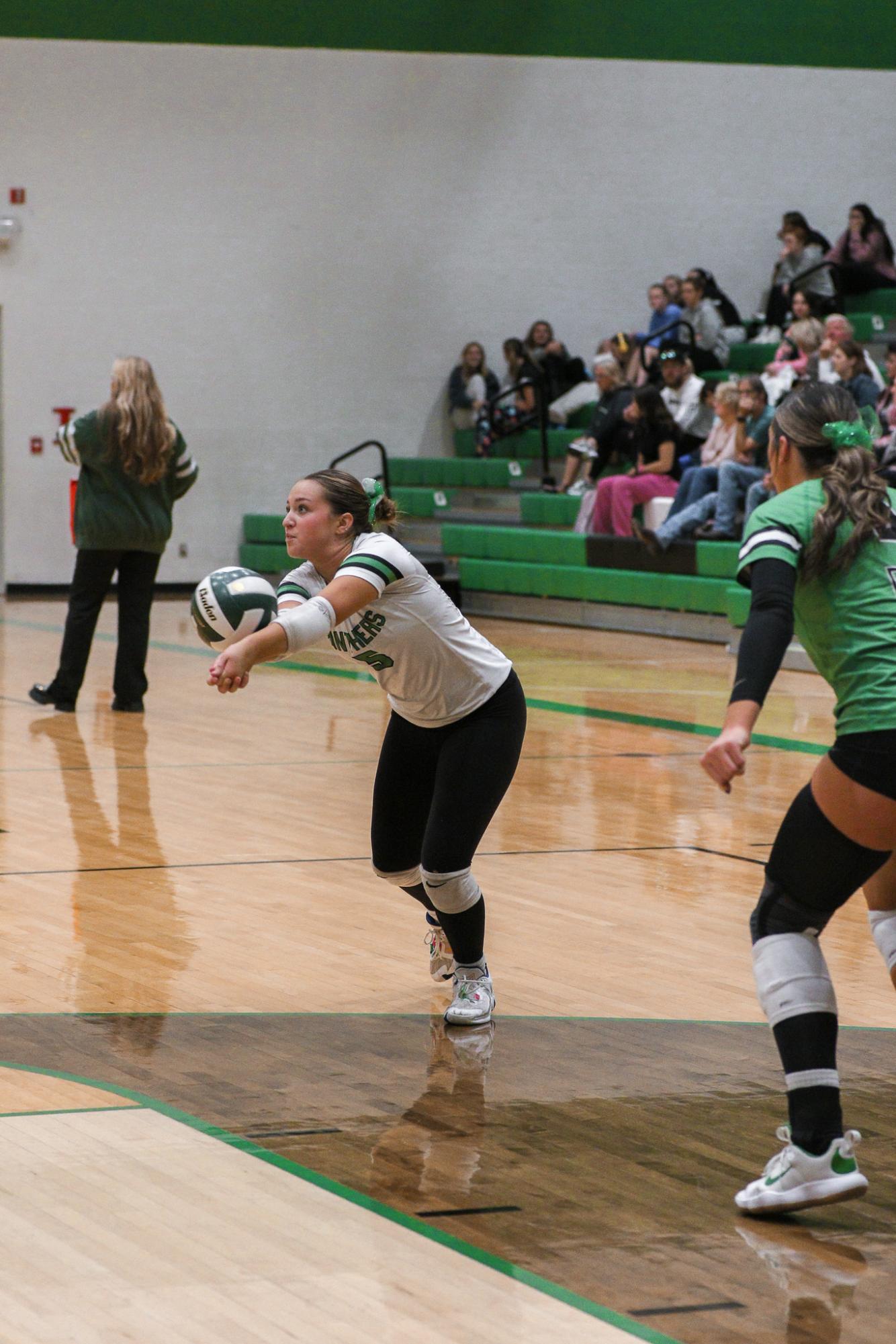 Varsity Volleyball vs. Maize (Photos by Liberty Smith)