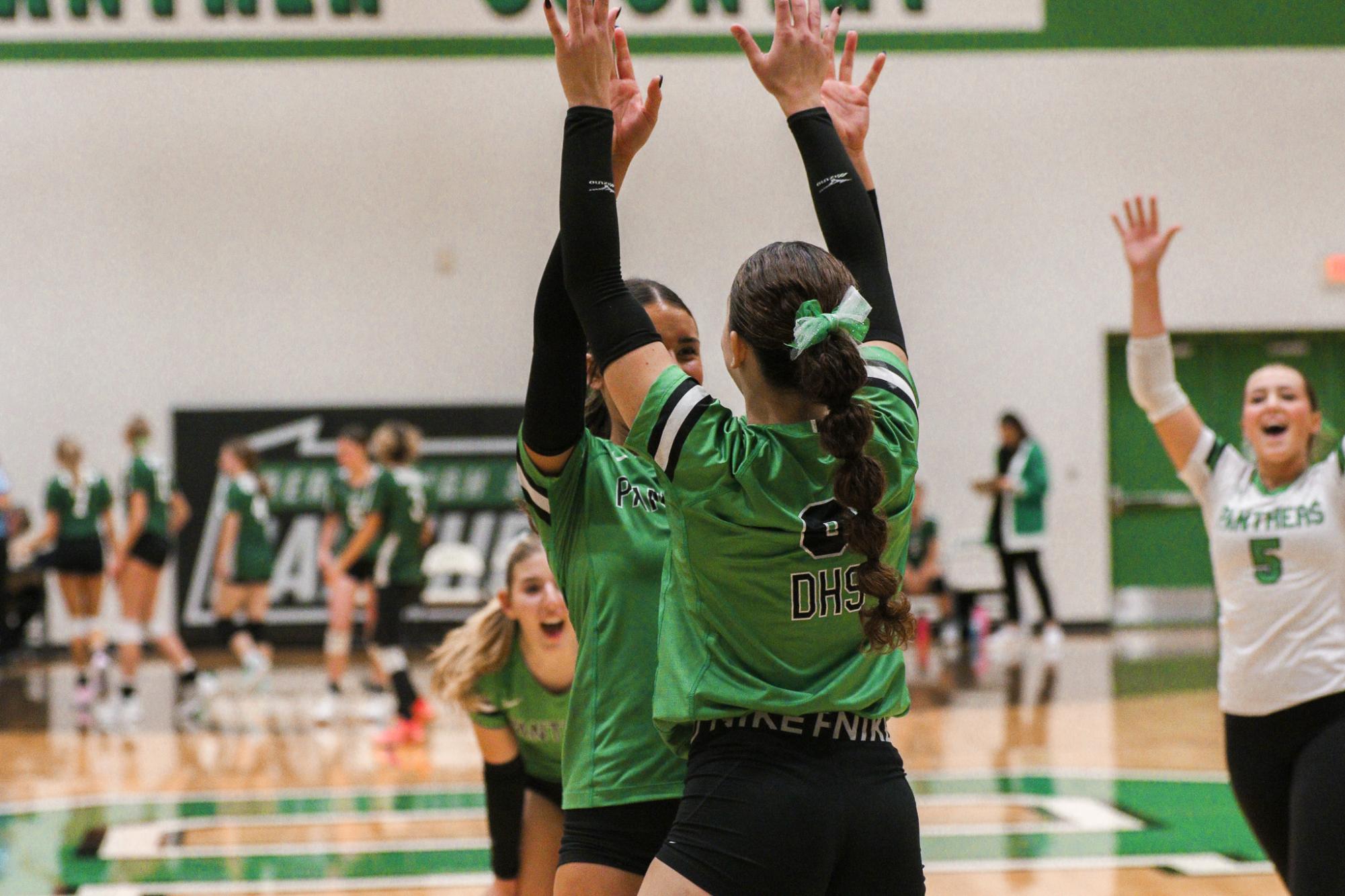 Varsity Volleyball vs. Maize (Photos by Liberty Smith)