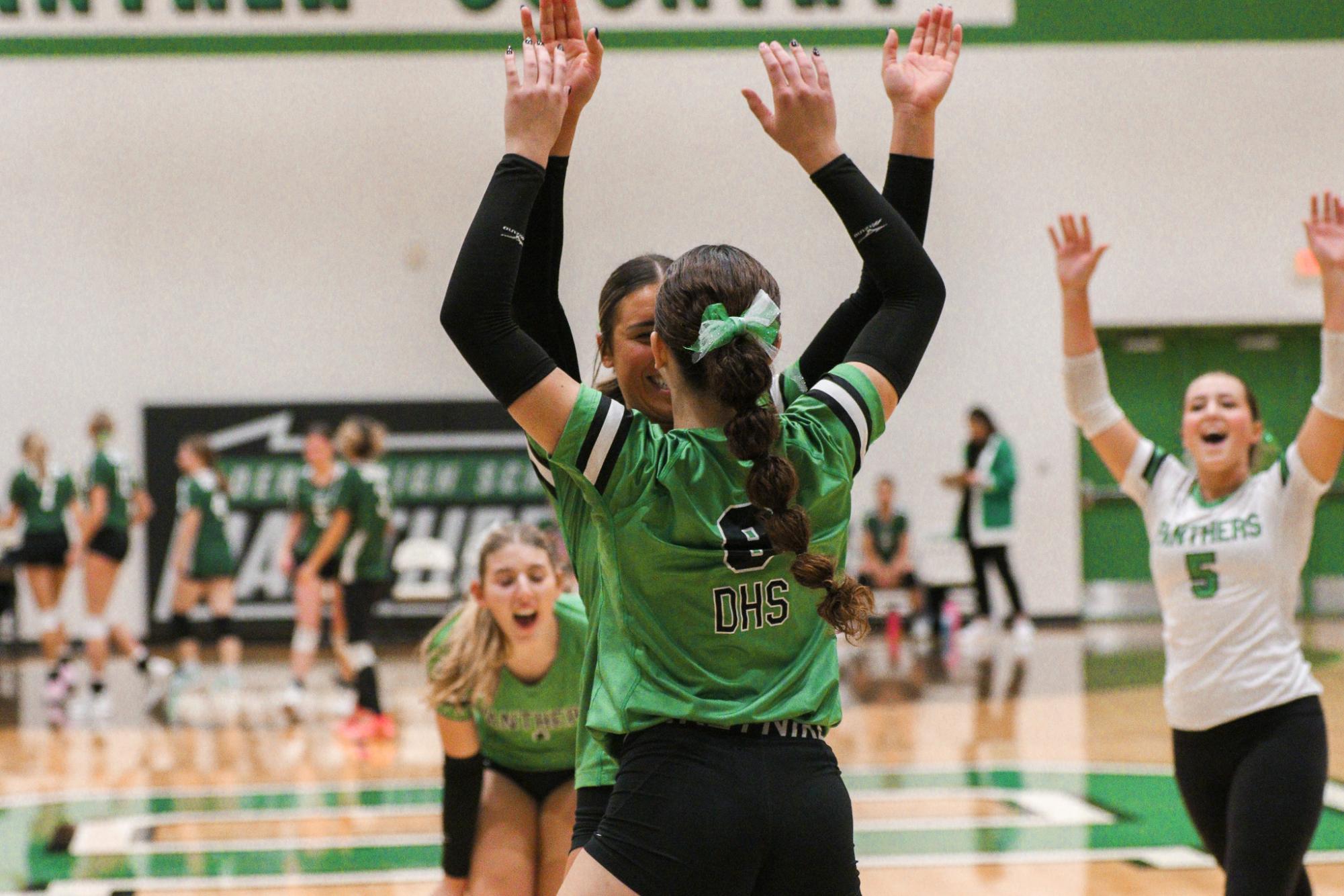 Varsity Volleyball vs. Maize (Photos by Liberty Smith)