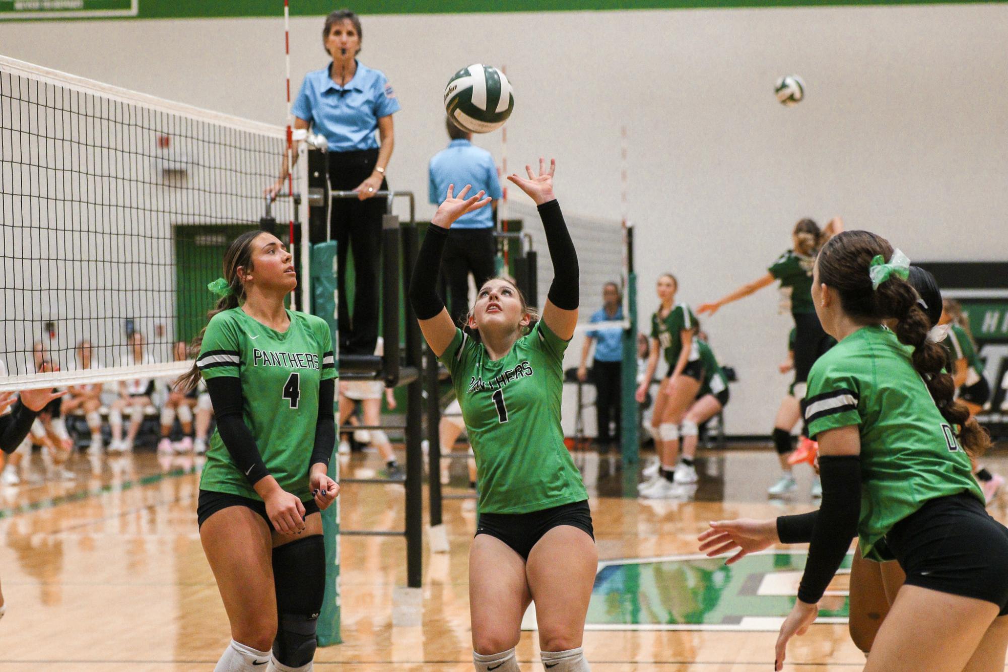 Varsity Volleyball vs. Maize (Photos by Liberty Smith)