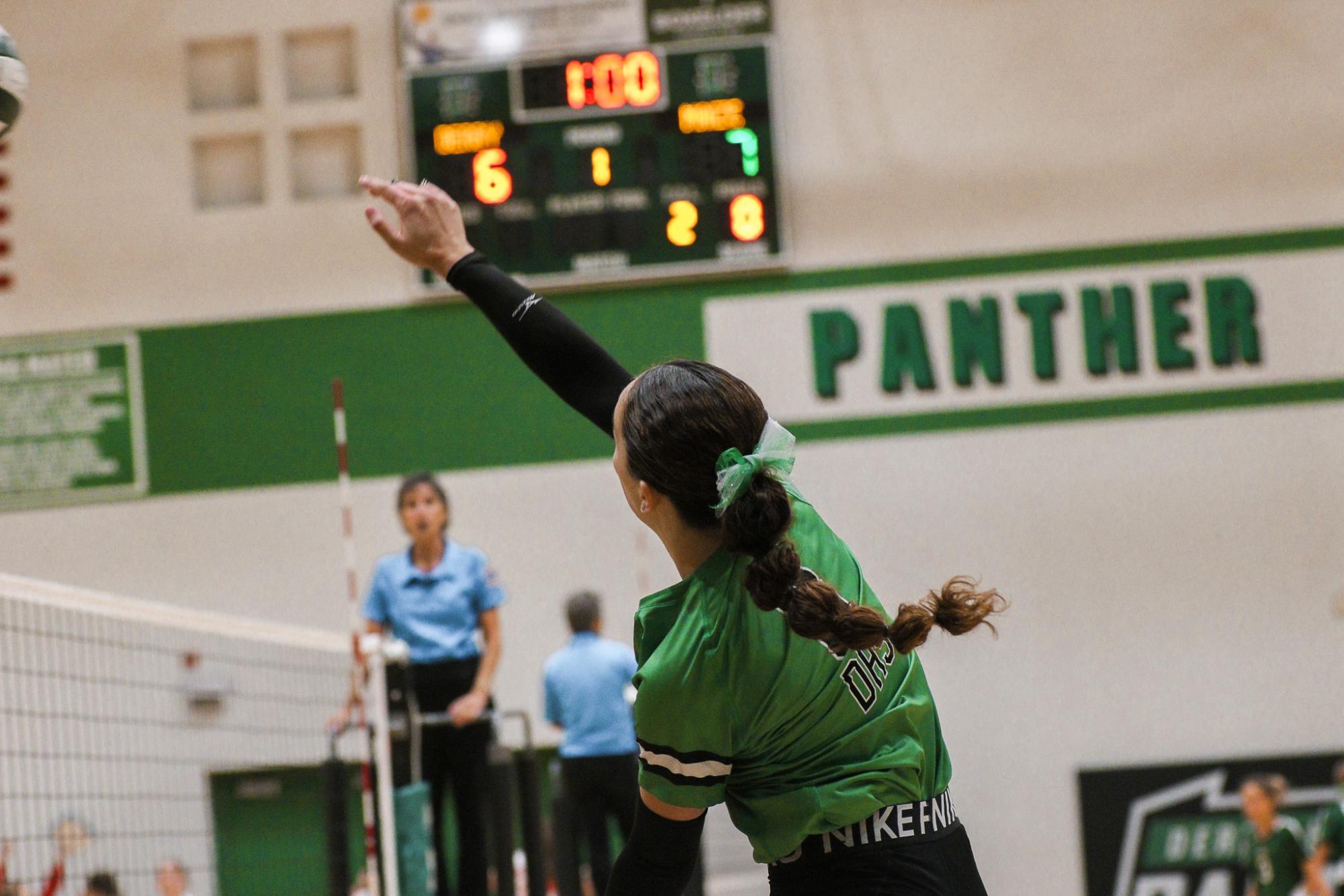 Varsity Volleyball vs. Maize (Photos by Liberty Smith)