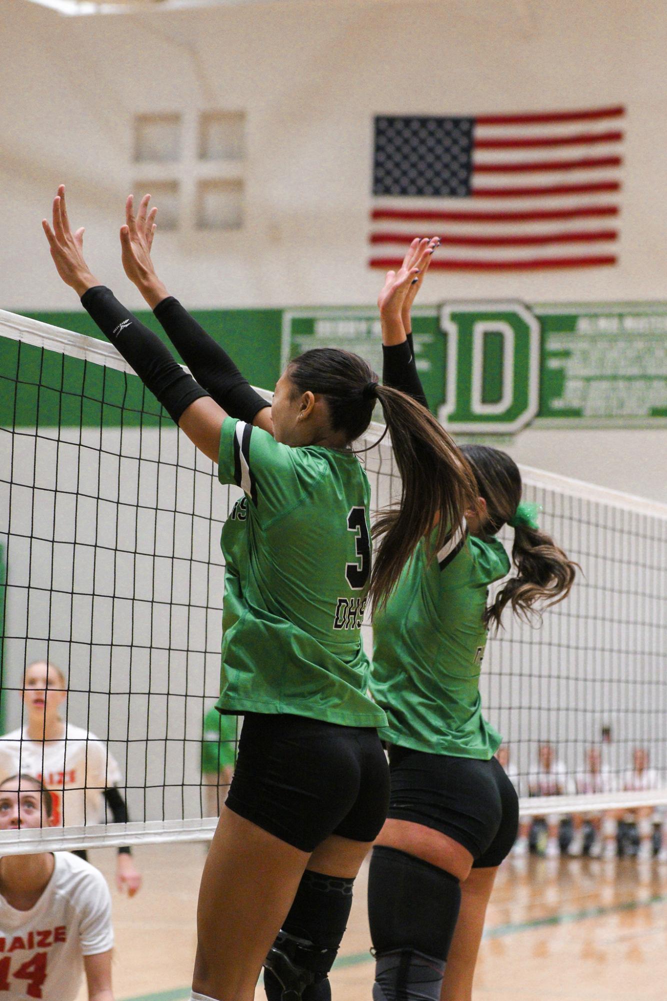 Varsity Volleyball vs. Maize (Photos by Liberty Smith)