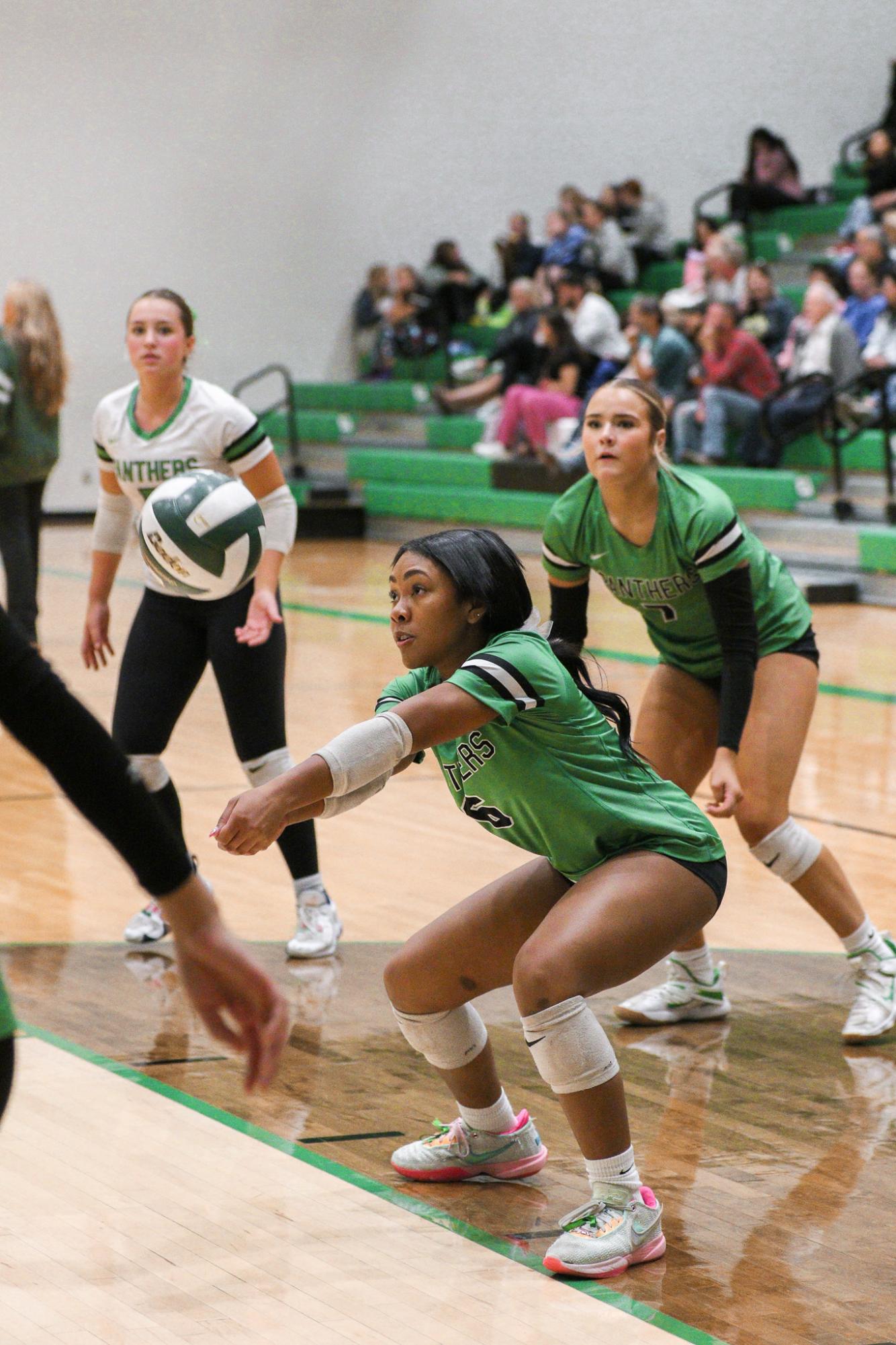 Varsity Volleyball vs. Maize (Photos by Liberty Smith)