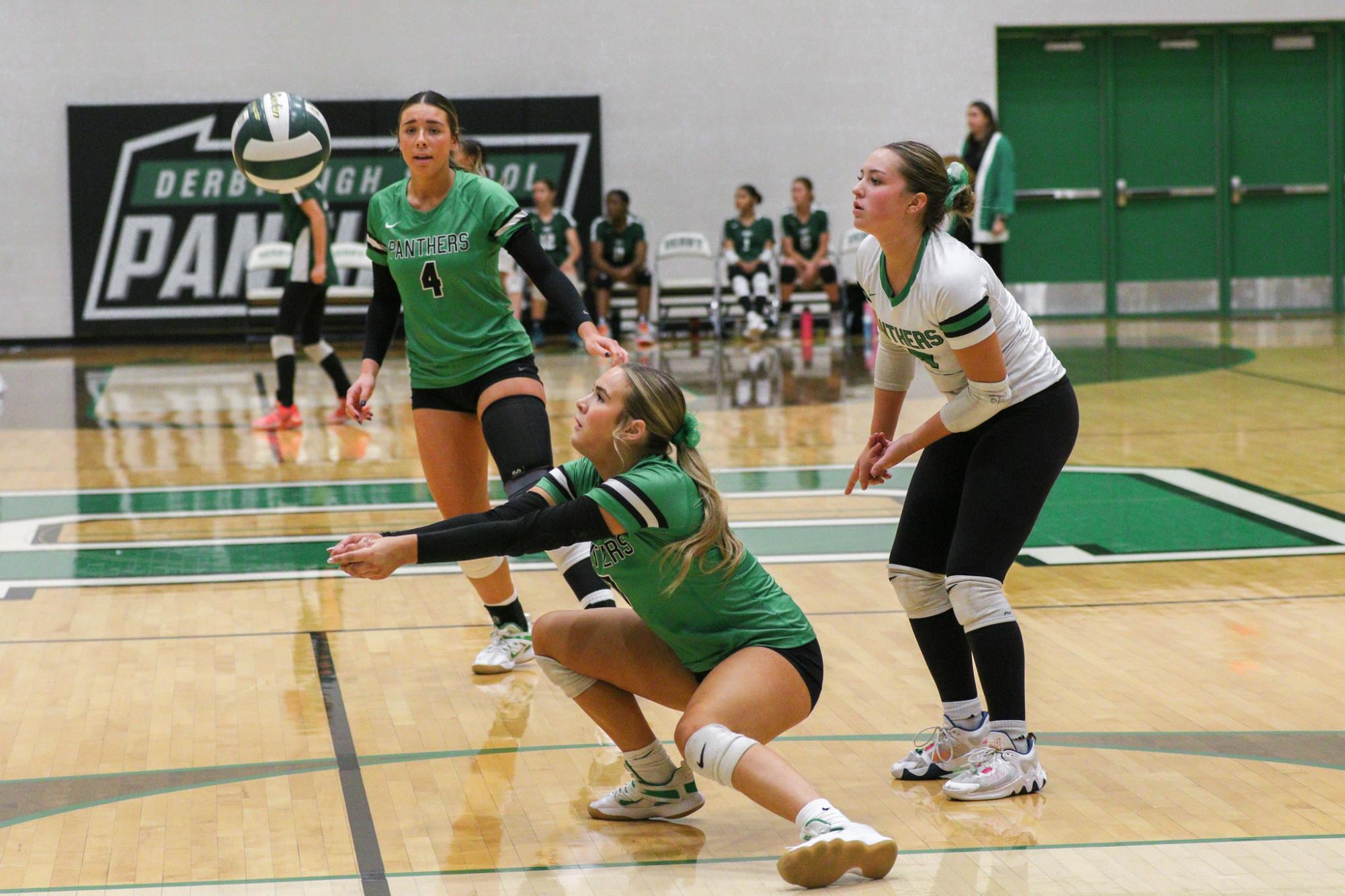 Varsity Volleyball vs. Maize (Photos by Liberty Smith)