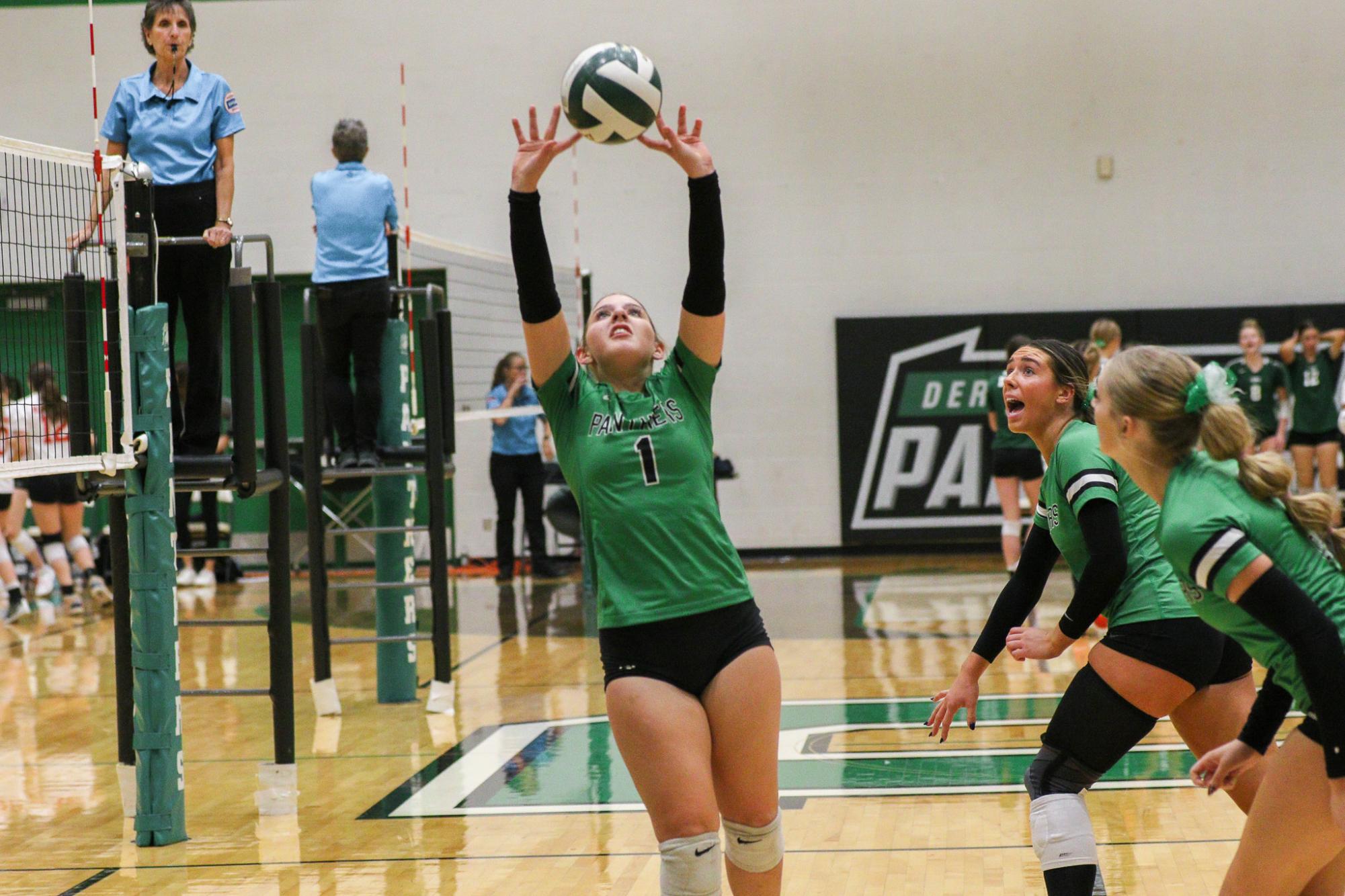 Varsity Volleyball vs. Maize (Photos by Liberty Smith)