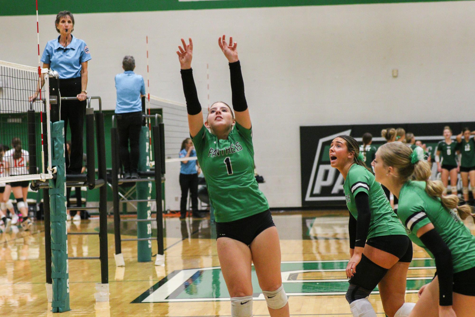 Varsity Volleyball vs. Maize (Photos by Liberty Smith)