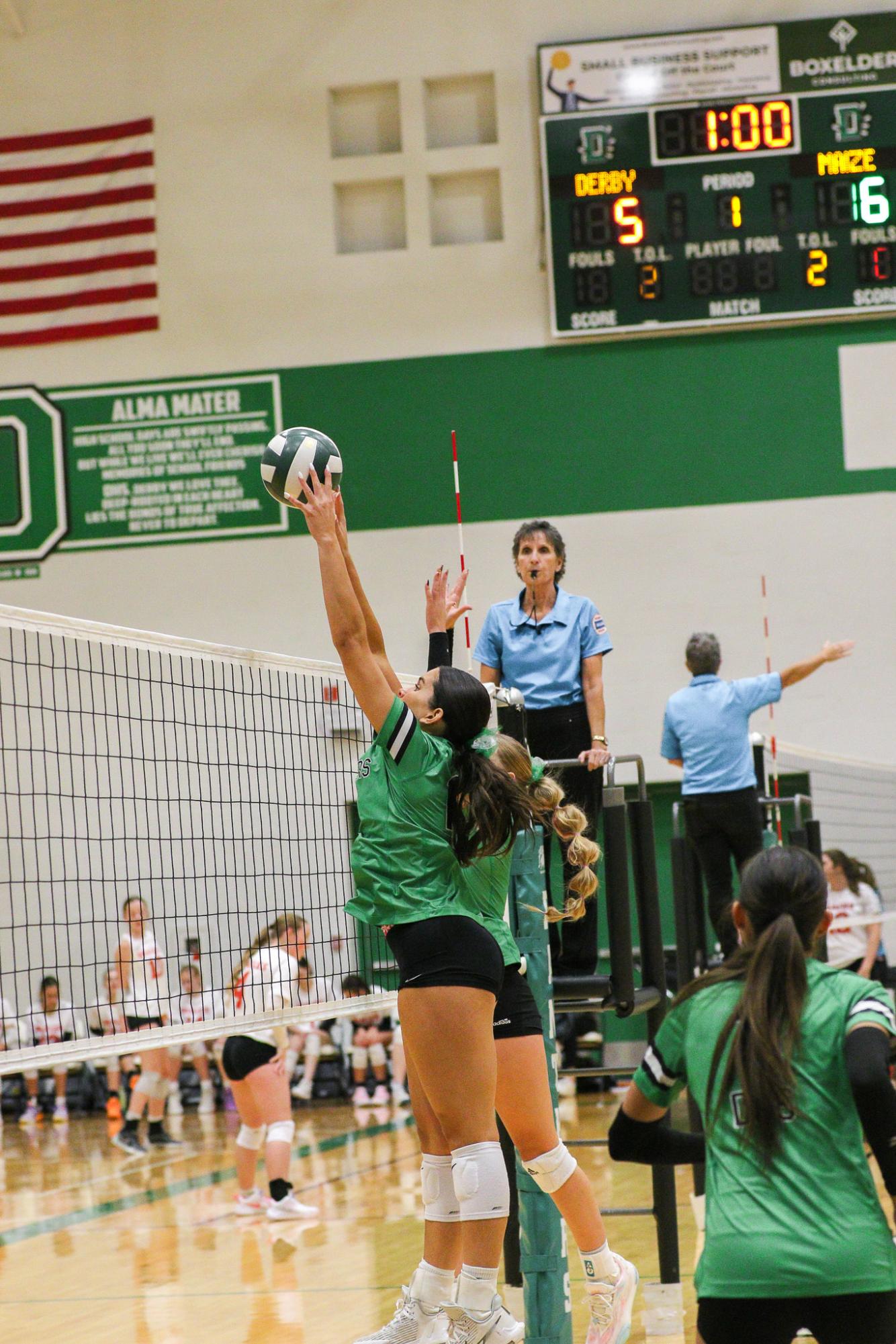 Volleyball vs. Maize (Photos by Liberty Smith)