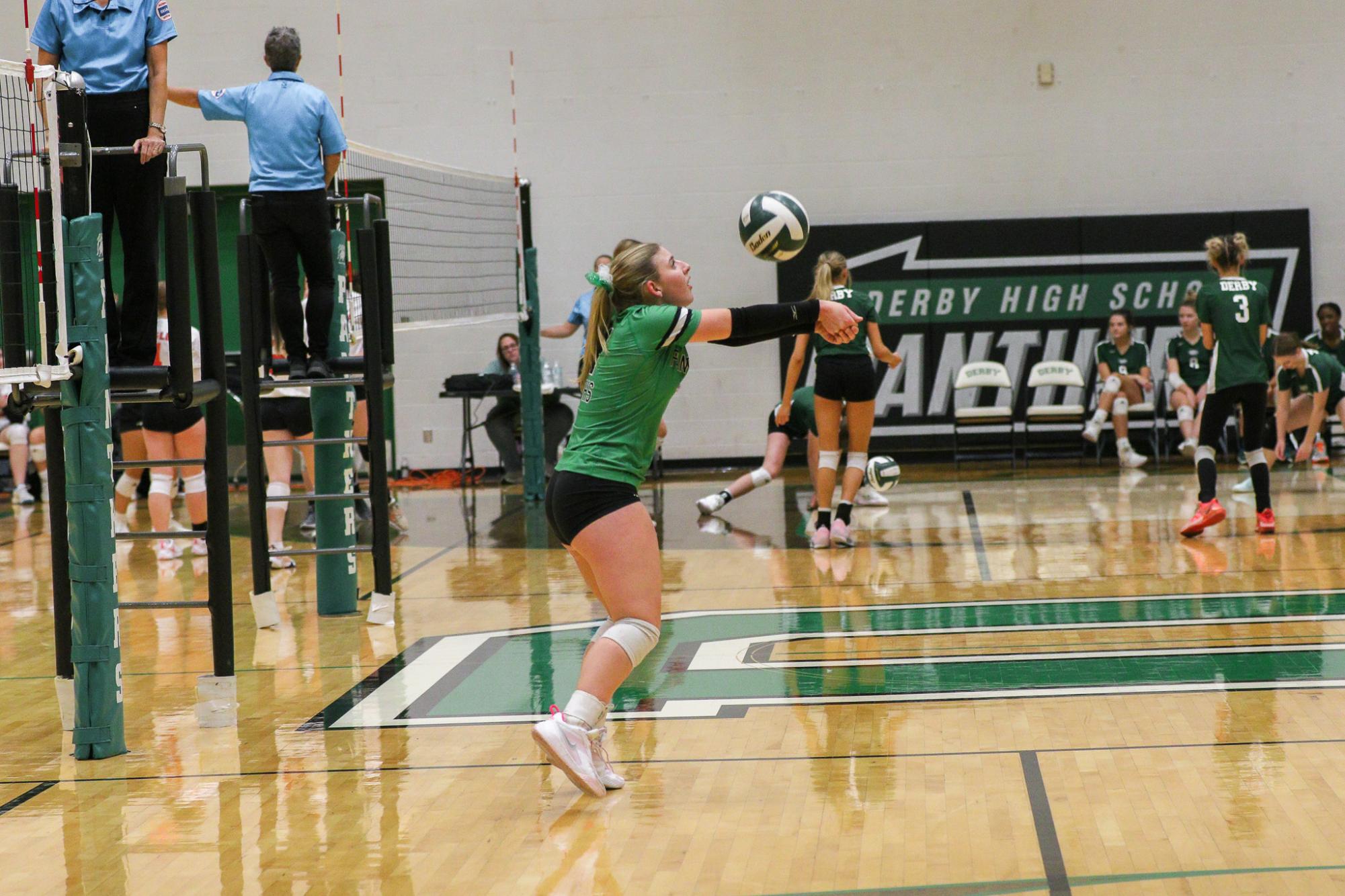 Varsity Volleyball vs. Maize (Photos by Liberty Smith)