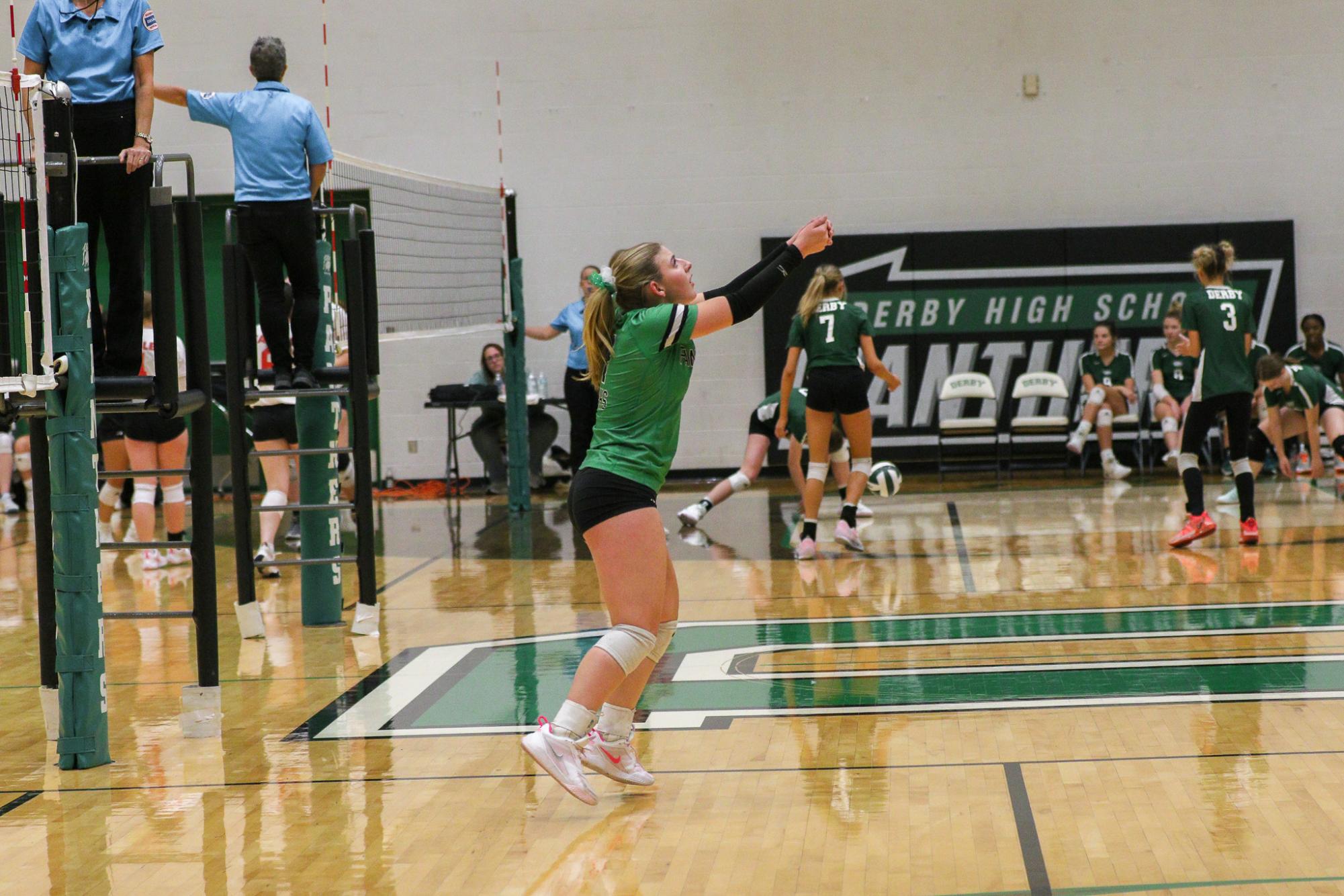 Varsity Volleyball vs. Maize (Photos by Liberty Smith)