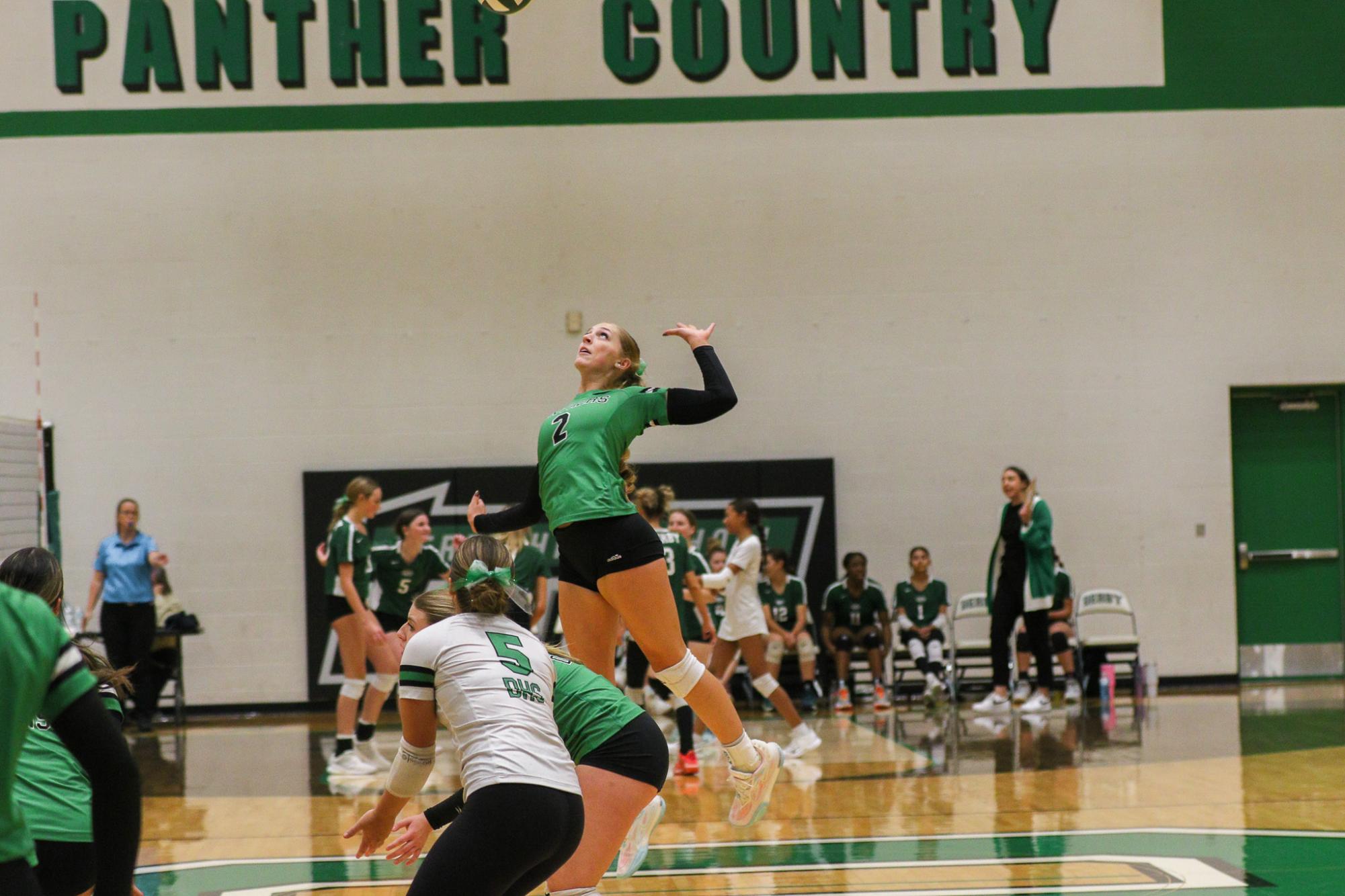 Varsity Volleyball vs. Maize (Photos by Liberty Smith)