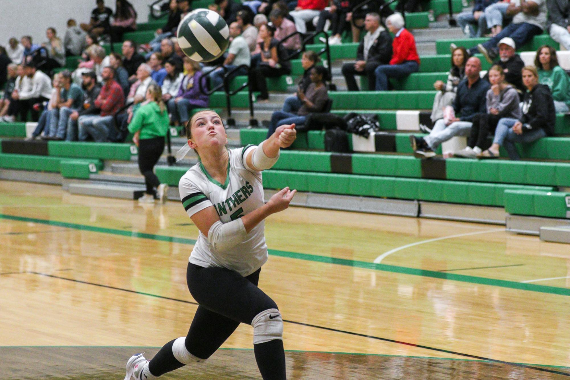 Varsity Volleyball vs. Maize (Photos by Liberty Smith)