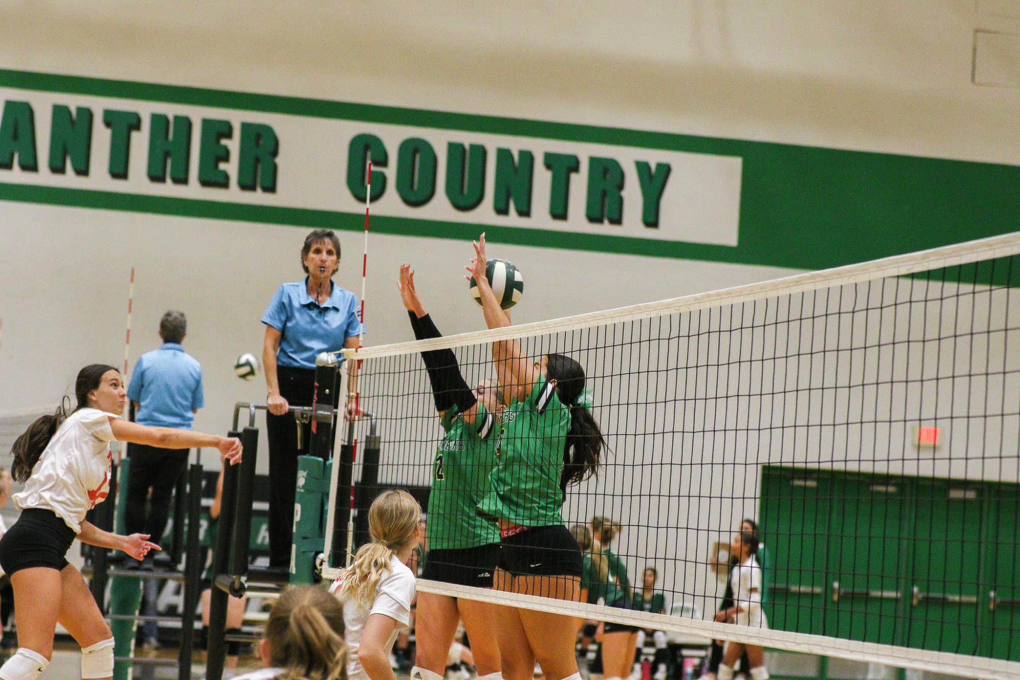 Varsity Volleyball vs. Maize (Photos by Liberty Smith)